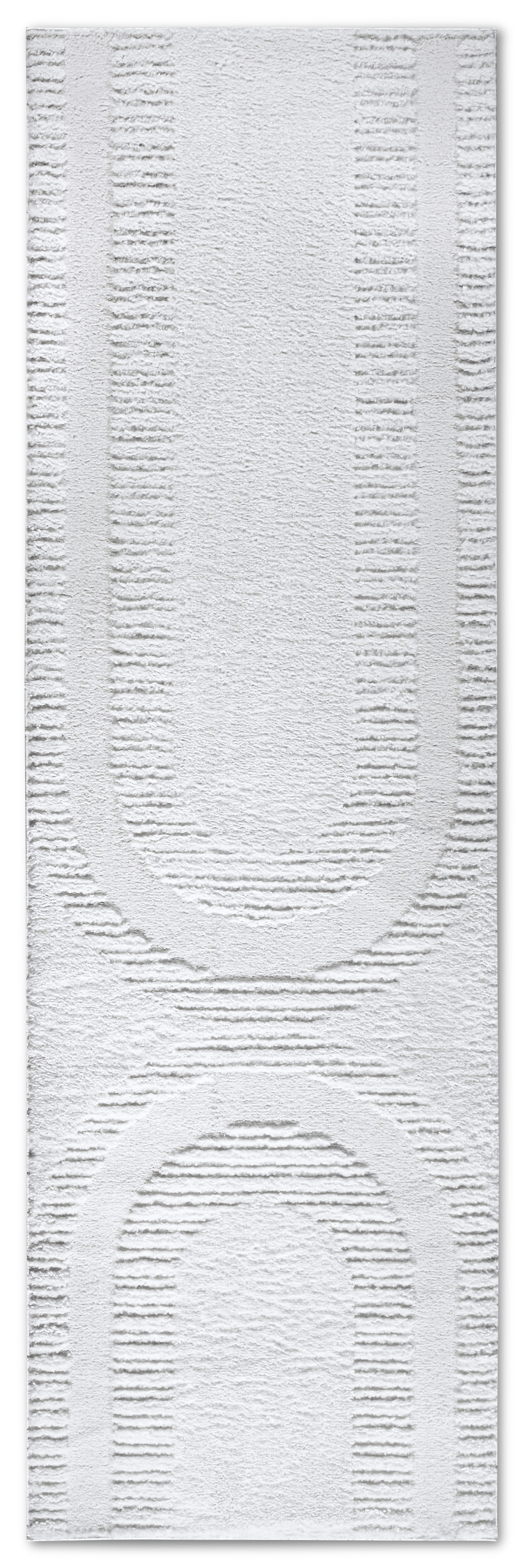 ELLE Decoration, Behúň Gallery 106089 Cream z kolekcie Elle, 80x240, biela, obývacia izba