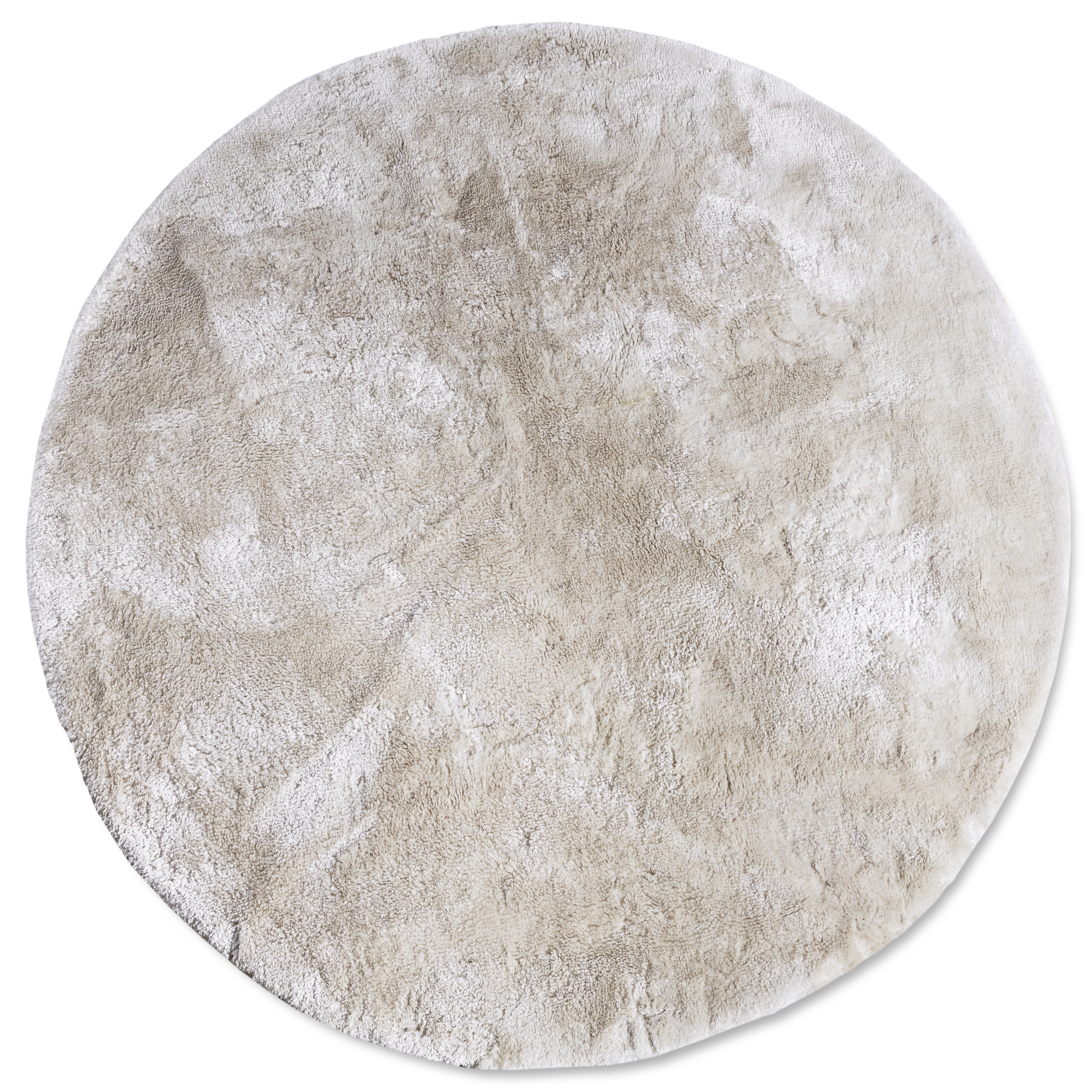 ELLE Decoration, Kusový koberec Cosy 106111 Cream kruh z kolekcie Elle, 200x200 (priemer) kruh, biela, obývacia izba