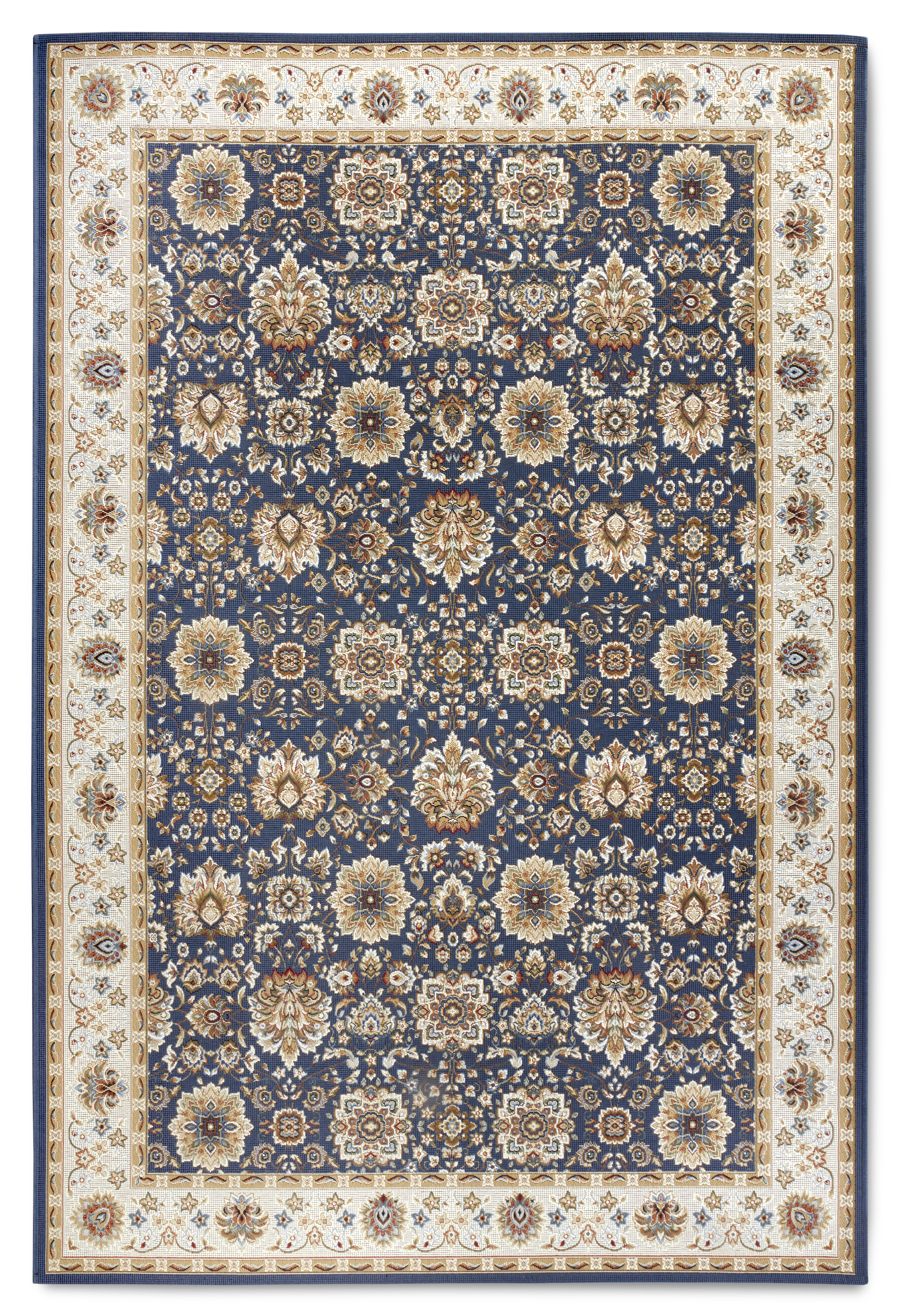 Villeroy & Boch, Kusový koberec Villeroy & Boch 106055 Blue, Cream – na von aj na doma, 120x180, modrá, chodba / predsieň