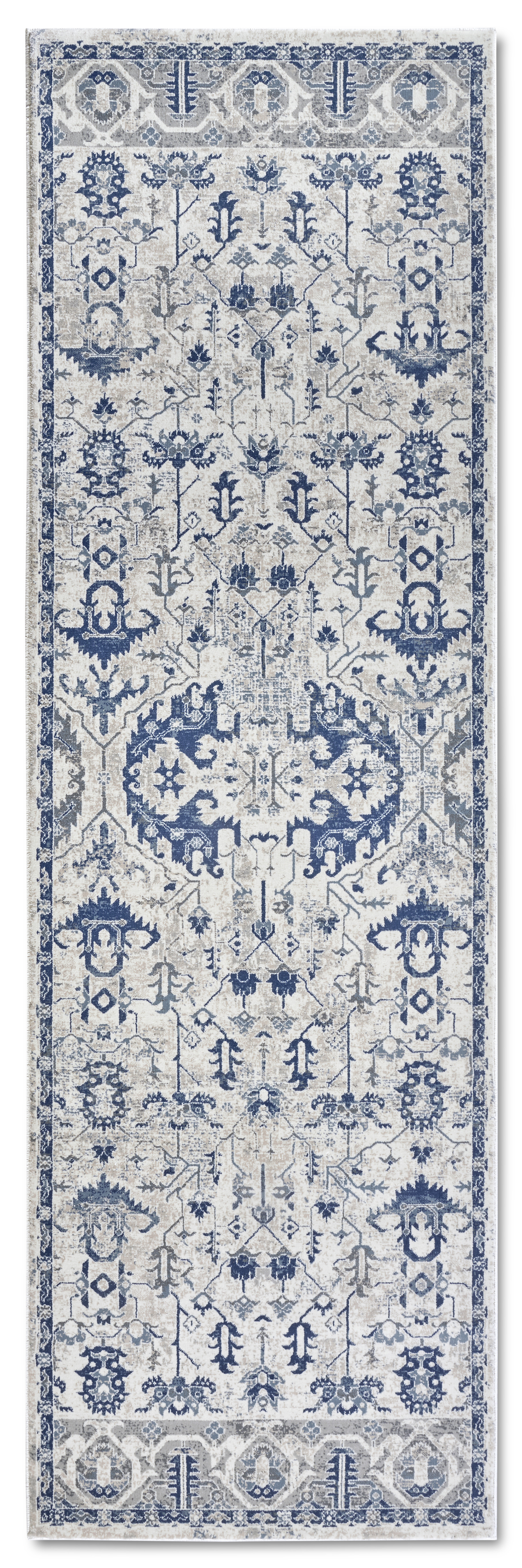 Villeroy & Boch, Behúň Villeroy & Boch 106121 Cream, Blue, 80x240, modrá, obývacia izba