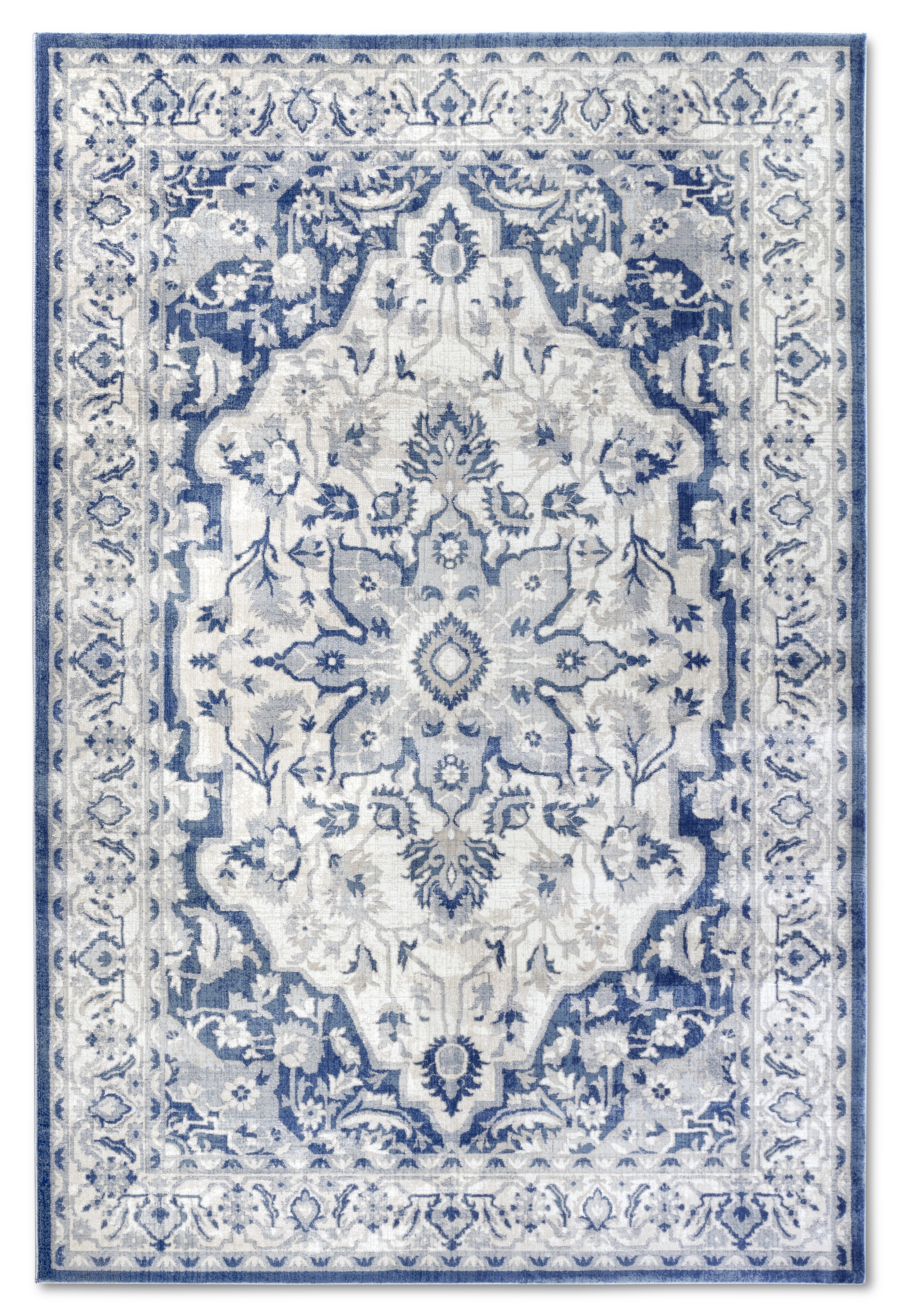Villeroy & Boch, Kusový koberec Villeroy & Boch 106122 Cream, Blue, 120x170, modrá, obývacia izba