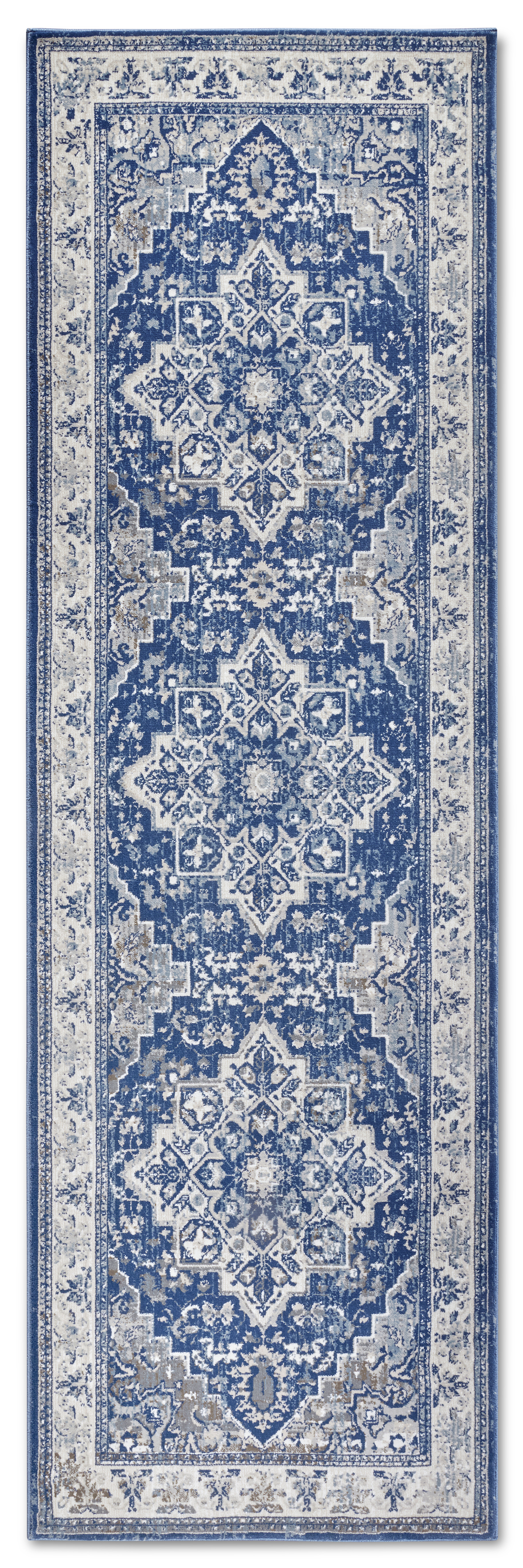 Villeroy & Boch, Behúň Villeroy & Boch 106123 Blue, Cream, 80x240, modrá, obývacia izba