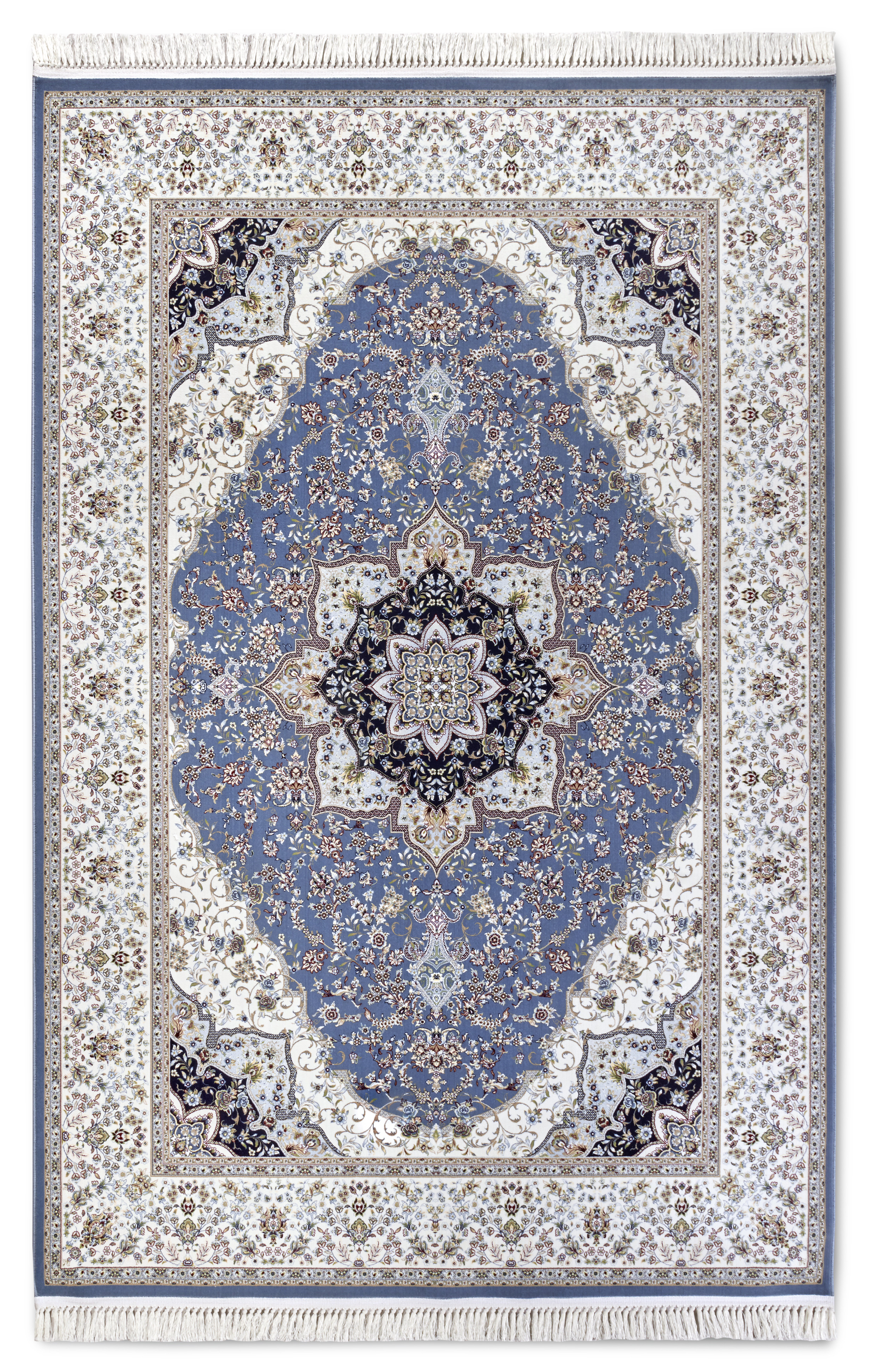 Villeroy & Boch, Kusový koberec Villeroy & Boch 106127 Blue, Cream, 128x190, modrá, obývacia izba