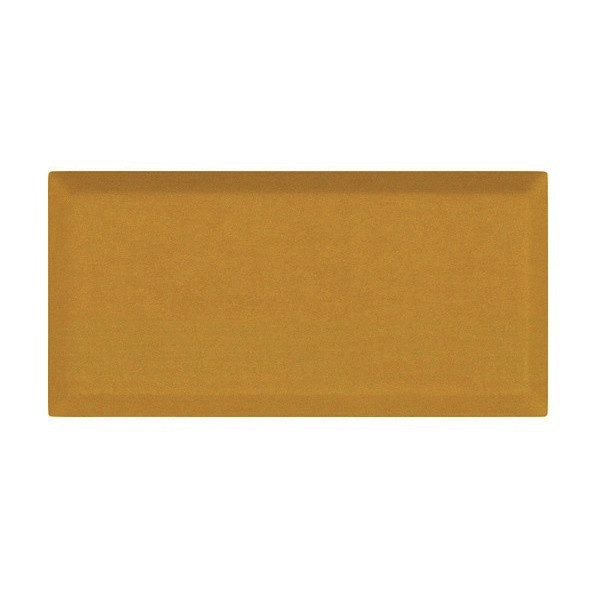 Čalúnený akustický panel nástenný Riwiera 41 horčicový obdĺžnik - Obdélník 60x30 cm