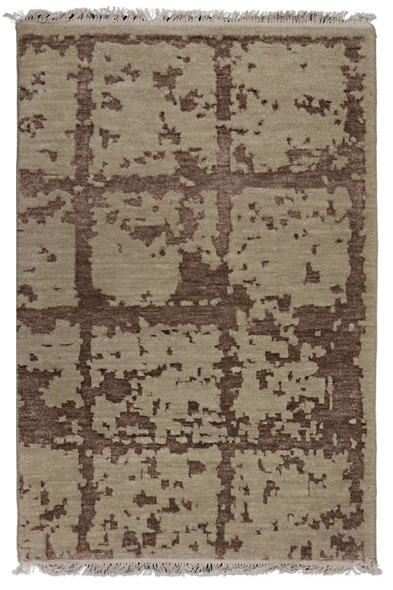 Mujkoberec Original, Ručne viazaný indický koberec Sirsa DC-4, 60x90, béžová, obývacia izba