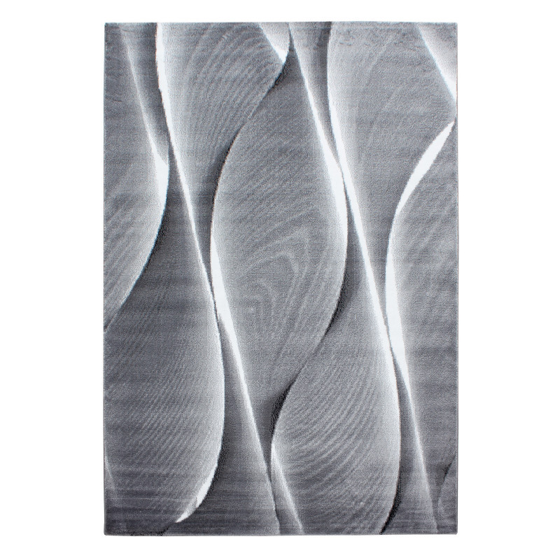 Ayyildiz, DOPREDAJ: 120x170 cm Kusový koberec Parma 9310 black, 120x170, šedá, chodba / predsieň