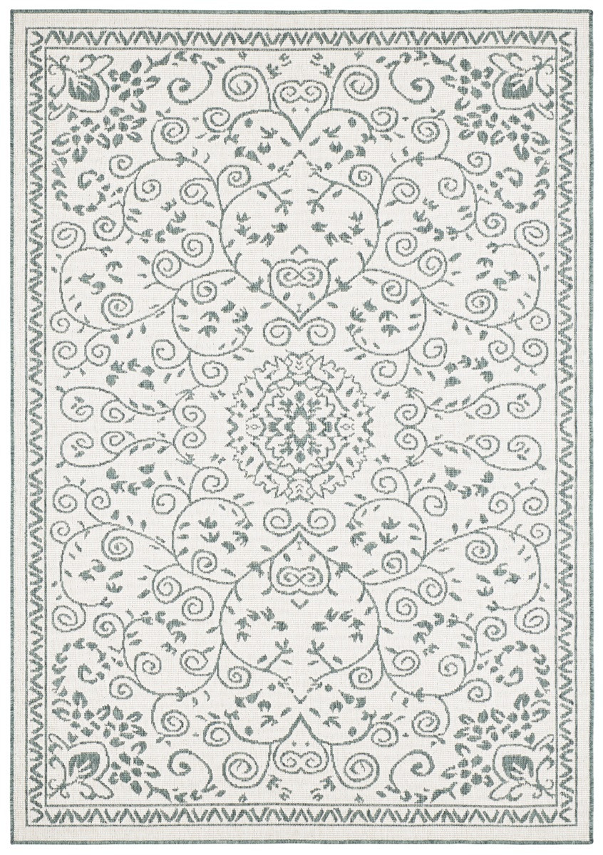 Hanse Home, Kusový koberec Twin Supreme 103865 Leyte Green/Cream – na von aj na doma, 80x150, zelená, chodba / predsieň