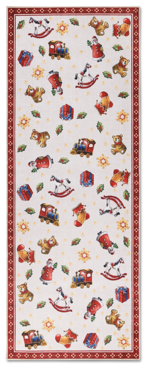 Villeroy & Boch, Behúň Villeroy & Boch Toy's delight s potlačou 106192 Red, Multicolor, 80x200, červená, obývacia izba