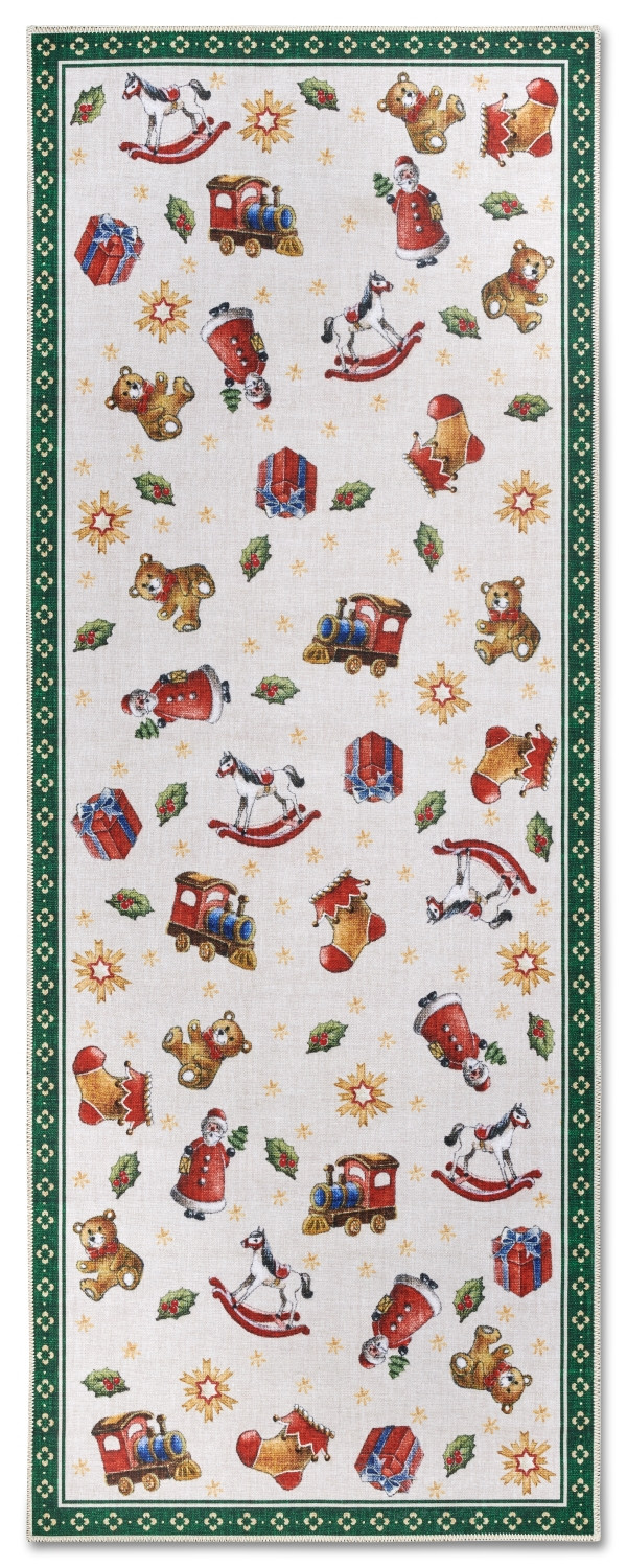 Villeroy & Boch, Behúň Villeroy & Boch Toy's delight s potlačou 106193 Green, Multicolor, 80x200, zelená, obývacia izba