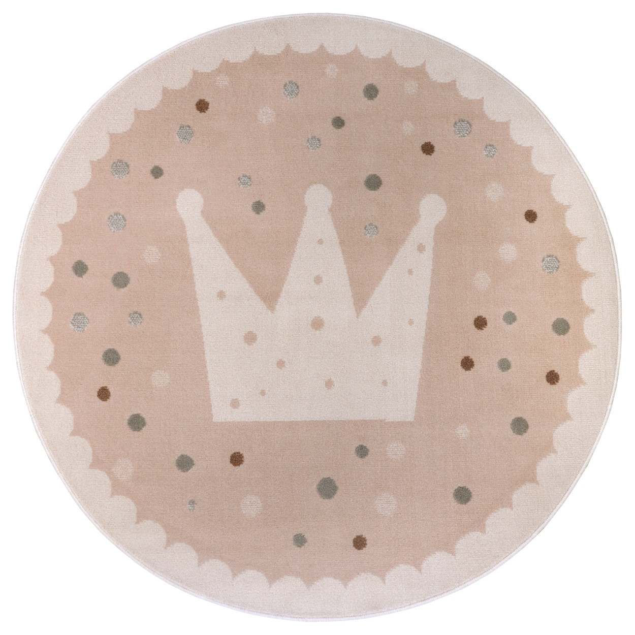 Hanse Home, Detský koberec Adventures 105971 Cream Beige kruh, 140x140 (priemer) kruh, béžová, detská izba