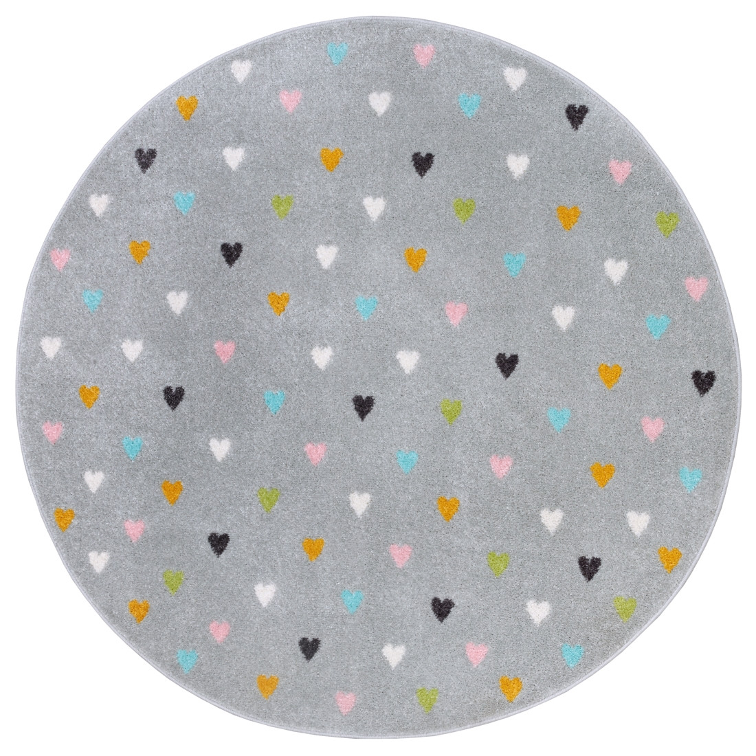 Hanse Home, Detský koberček Adventures 105952 Grey kruh, 140x140 (priemer) kruh, šedá, detská izba