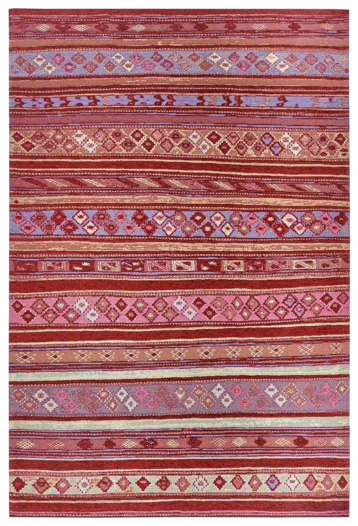 Hanse Home, Kusový koberec Gobelin 105871 Red Multicolored, 120x180, viacfarebná, obývacia izba