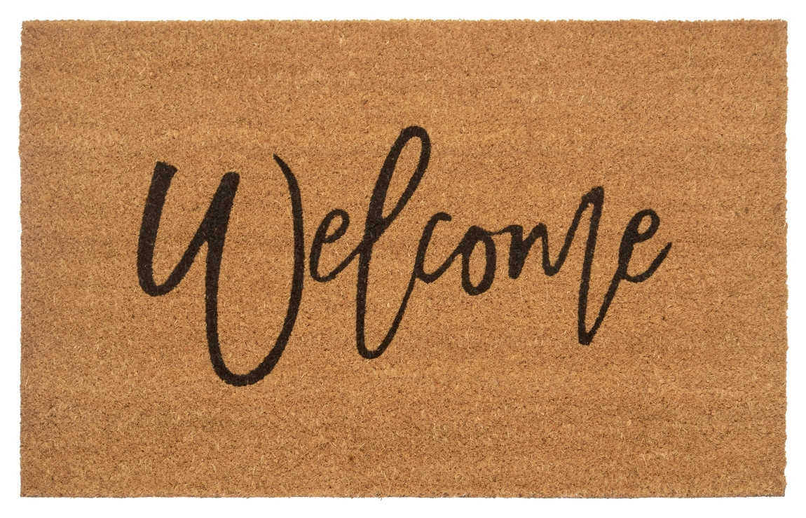 Hanse Home, Rohožka Welcome 105570 - na von aj na doma, 45x75, hnedá, chodba / predsieň