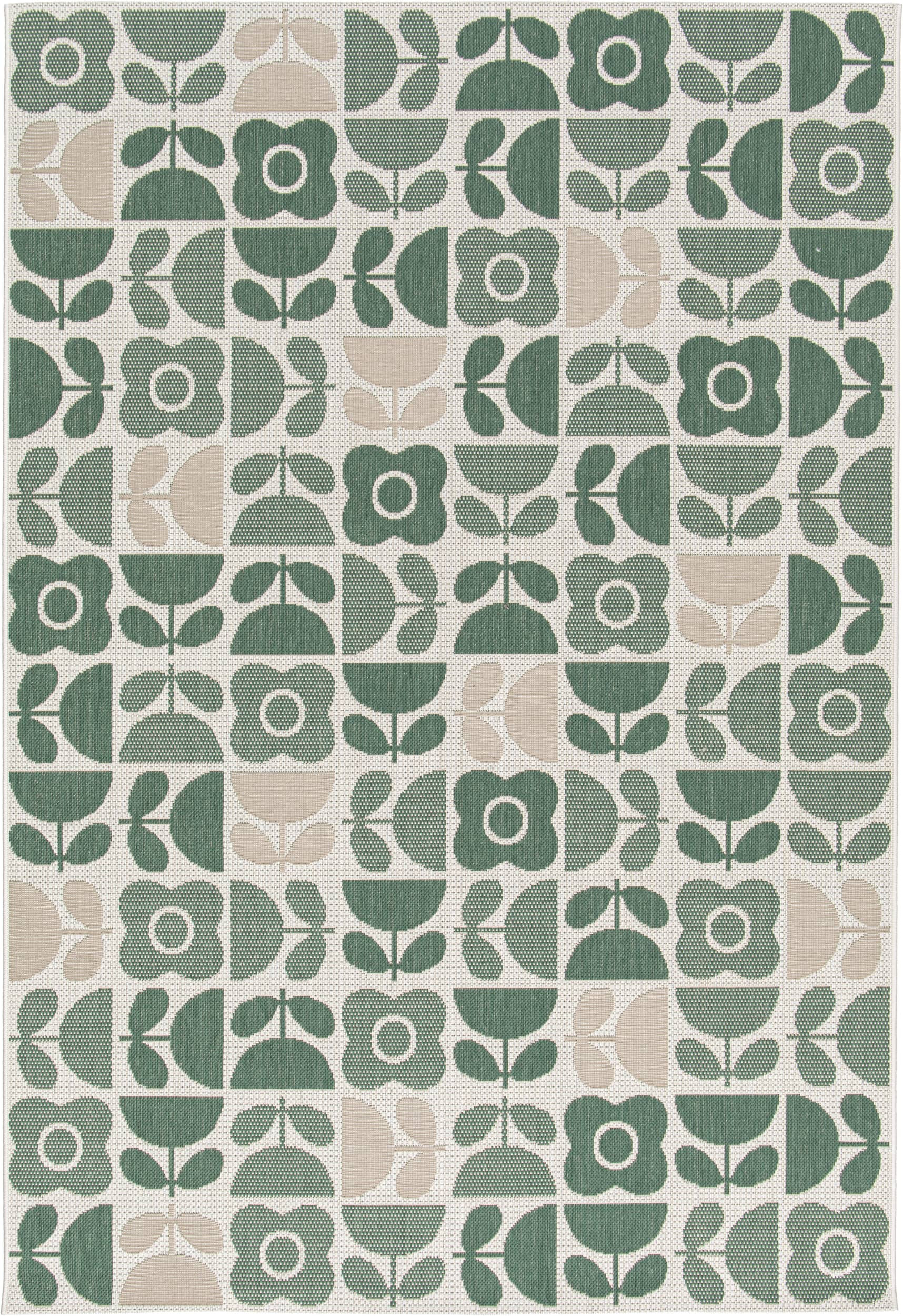 Balta, Kusový koberec Palma Natural 16824-460 - na von aj na doma, 200x290, zelená, chodba / predsieň