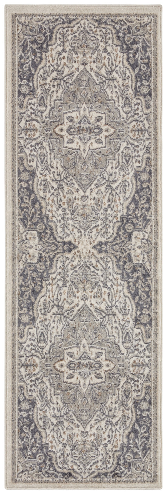 Hanse Home, Behúň Terrain 105605 Orken Cream Grey, 80x200, béžová, obývacia izba