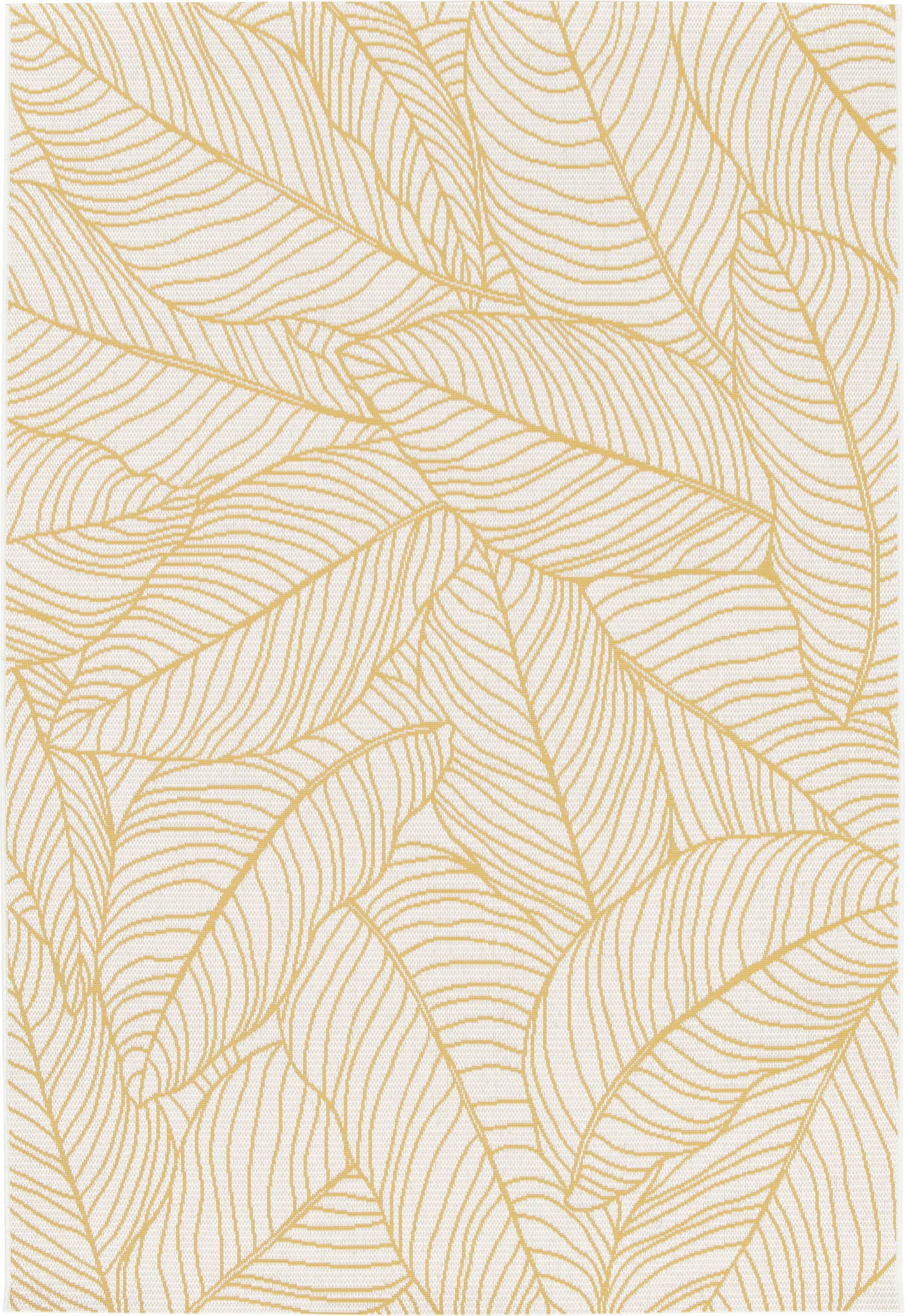 Balta, TRHÁK: Kusový koberec RE_FRESH 37515-067 – na von aj na doma, 80x150, žltá, chodba / predsieň