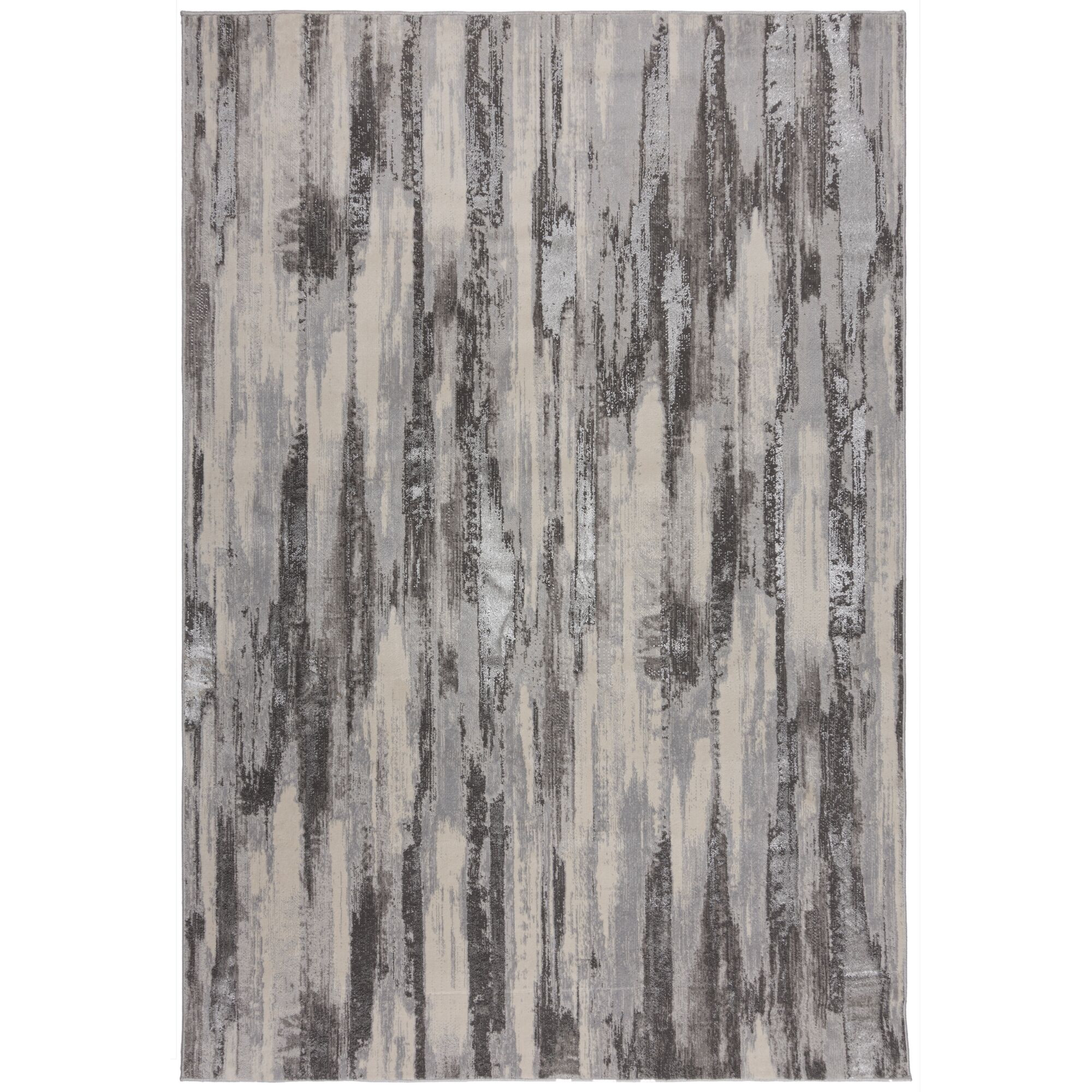 Flair Rugs, Kusový koberec Eris Gleam Silver, 120x170, šedá, obývacia izba