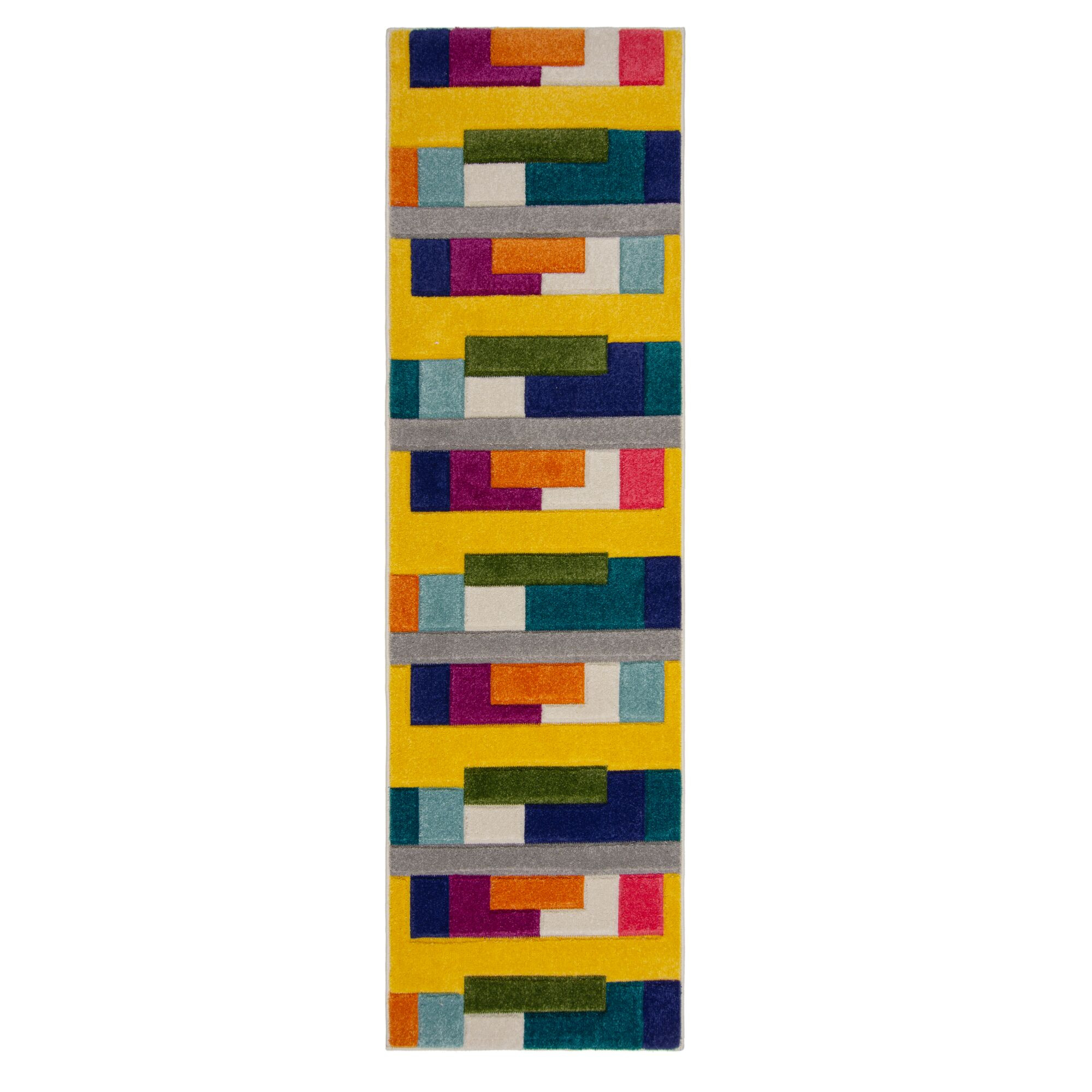 Flair Rugs, Behúň Spectrum Mambo Multi, 66x300, viacfarebná, chodba / predsieň