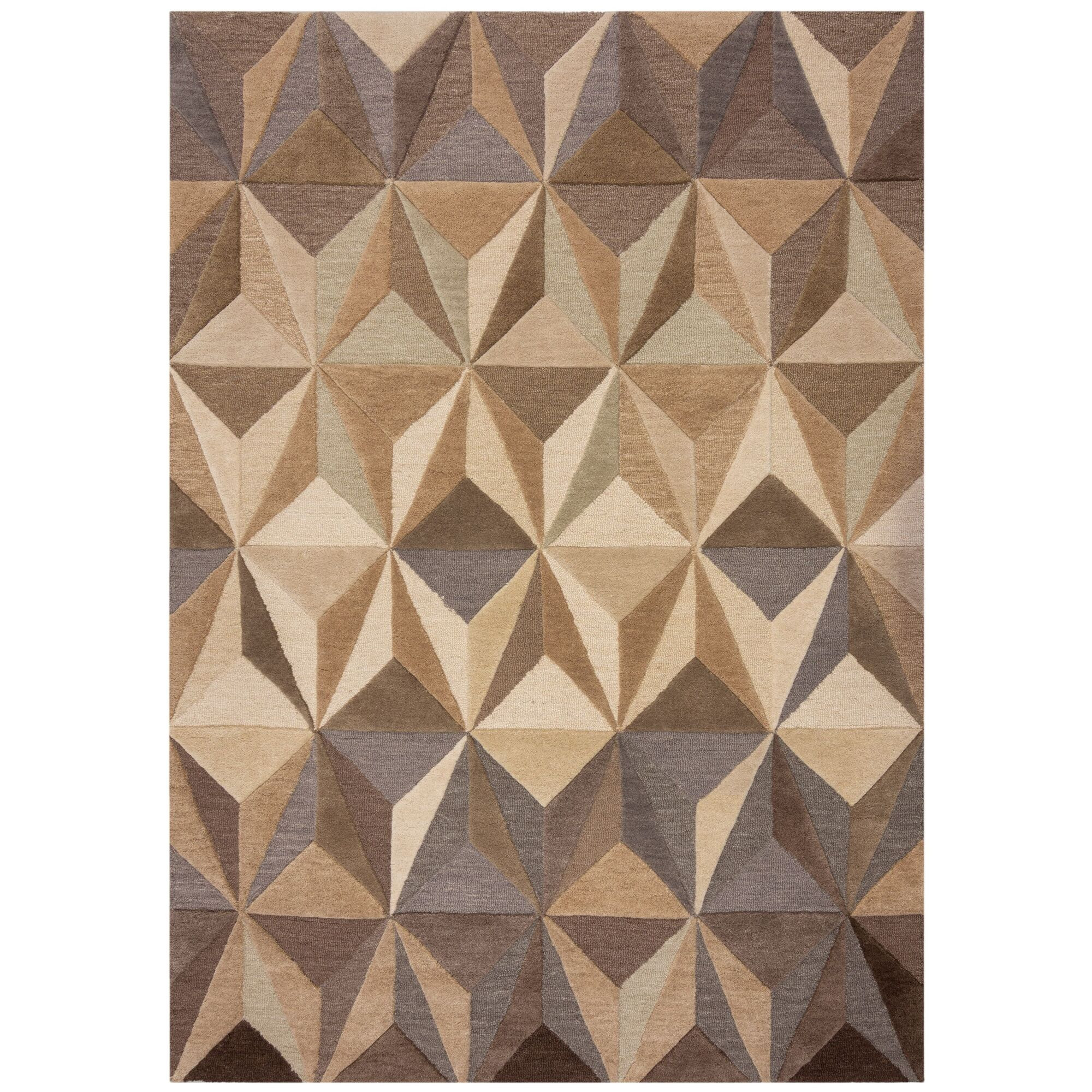 Flair Rugs, Kusový koberec Illusion Reverie Natural, 160x230, hnedá, detská izba