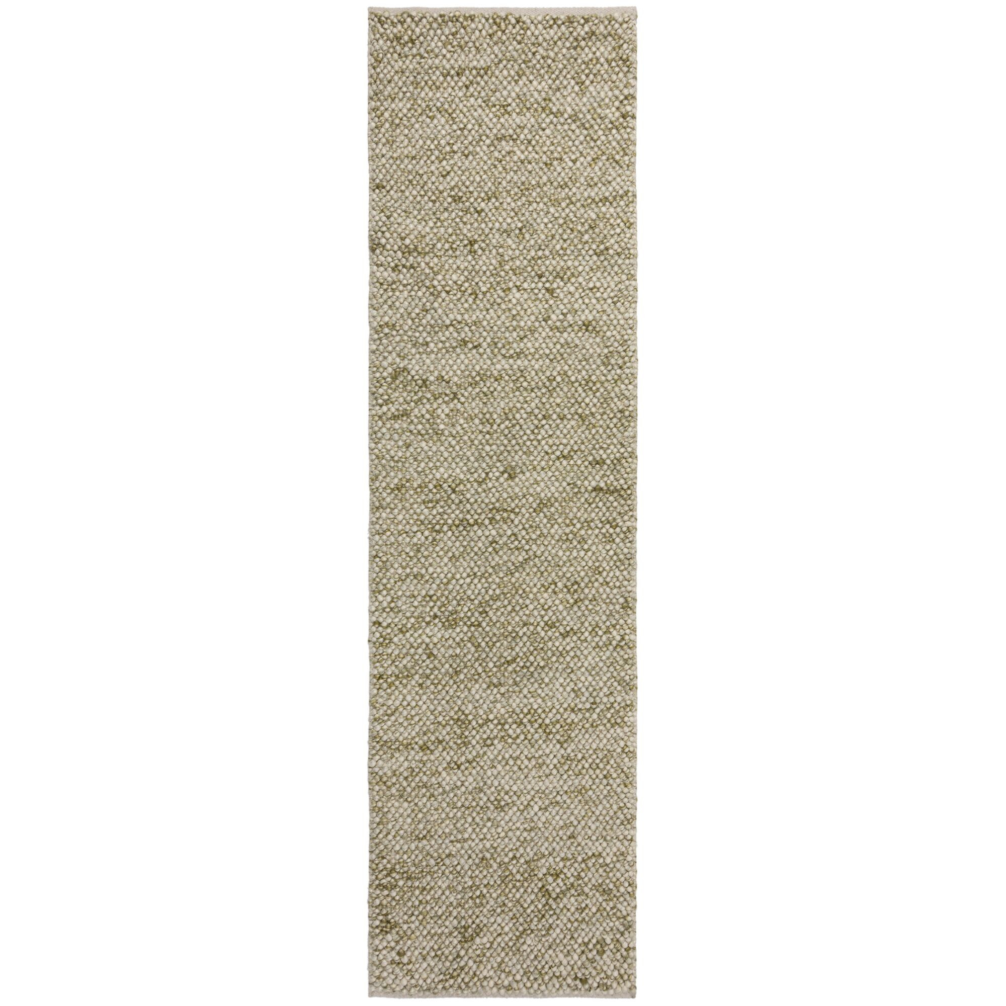 Flair Rugs, Ručne tkaný behúň Minerals Green, 60x230, zelená, chodba / predsieň