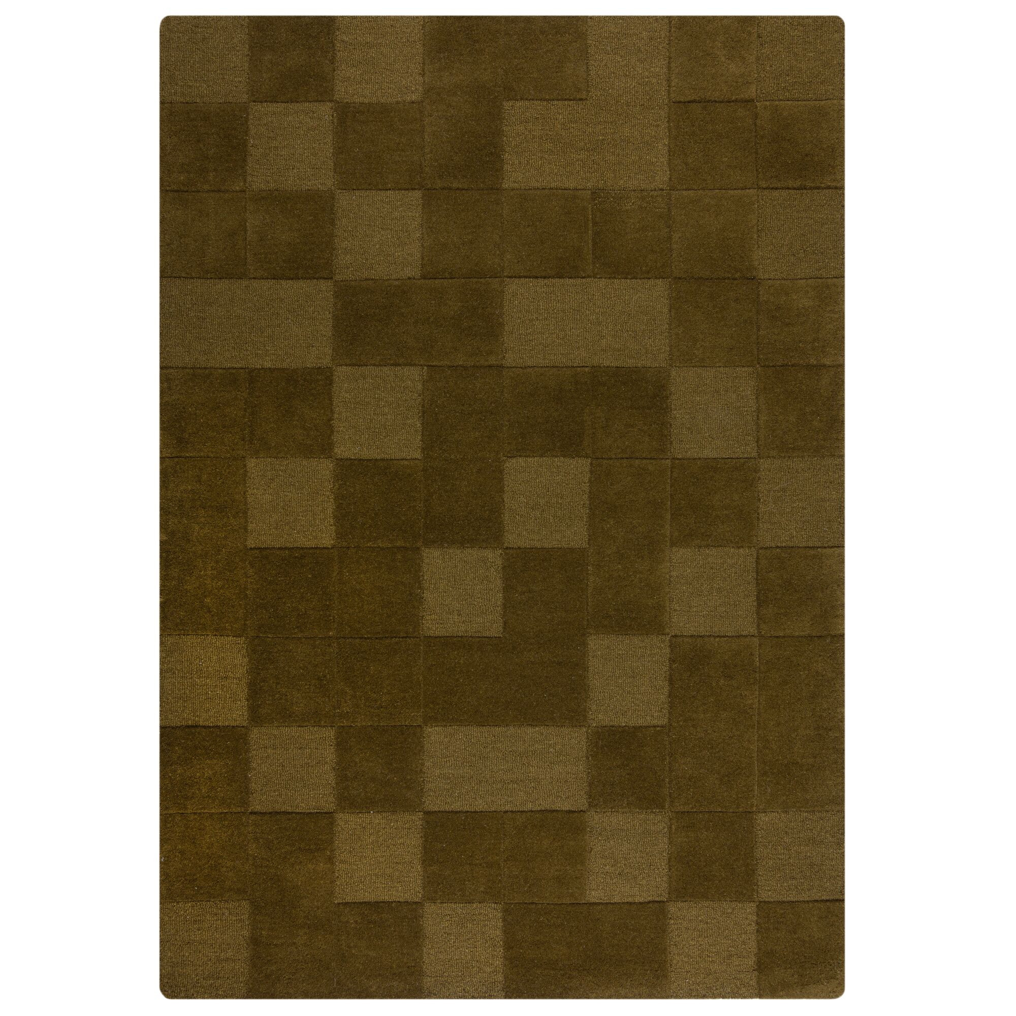 Flair Rugs, Kusový koberec Moderno Checkerboard Green, 120x170, zelená, chodba / predsieň