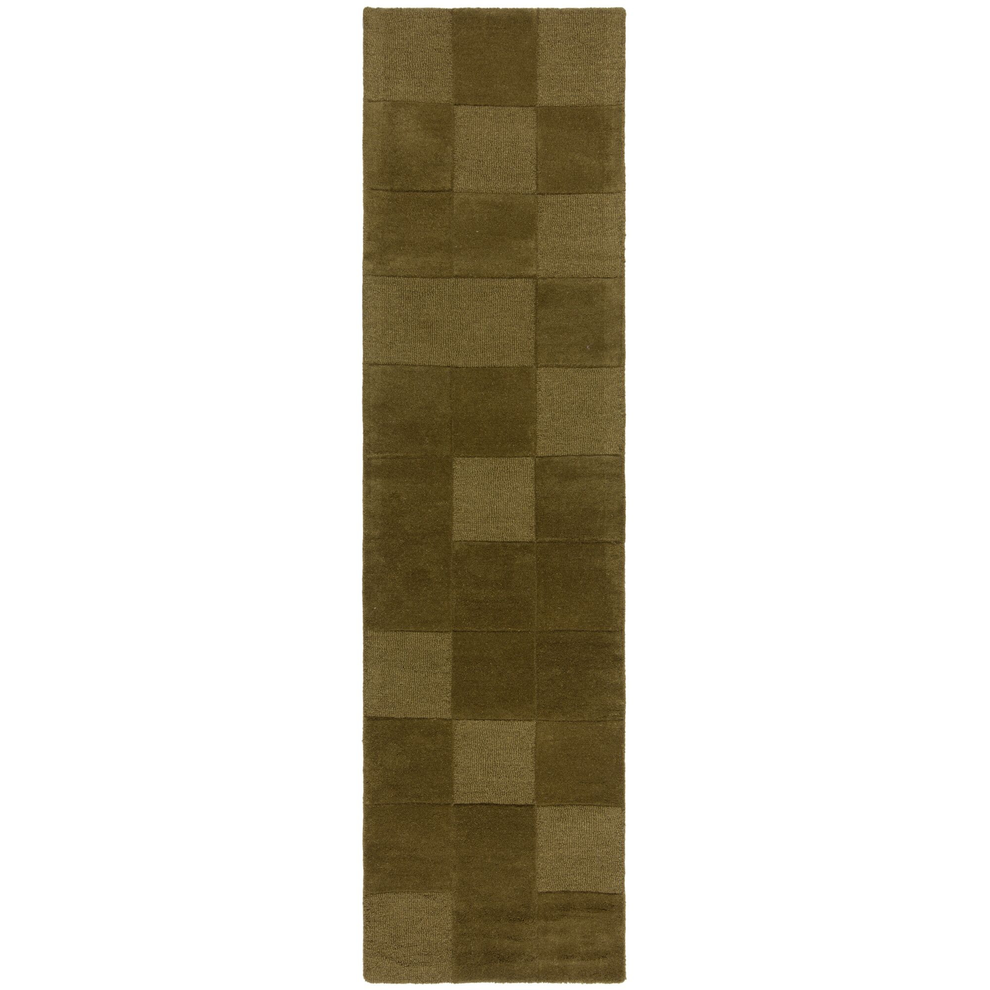 Flair Rugs, Behúň Moderno Checkerboard Green, 60x230, zelená, chodba / predsieň