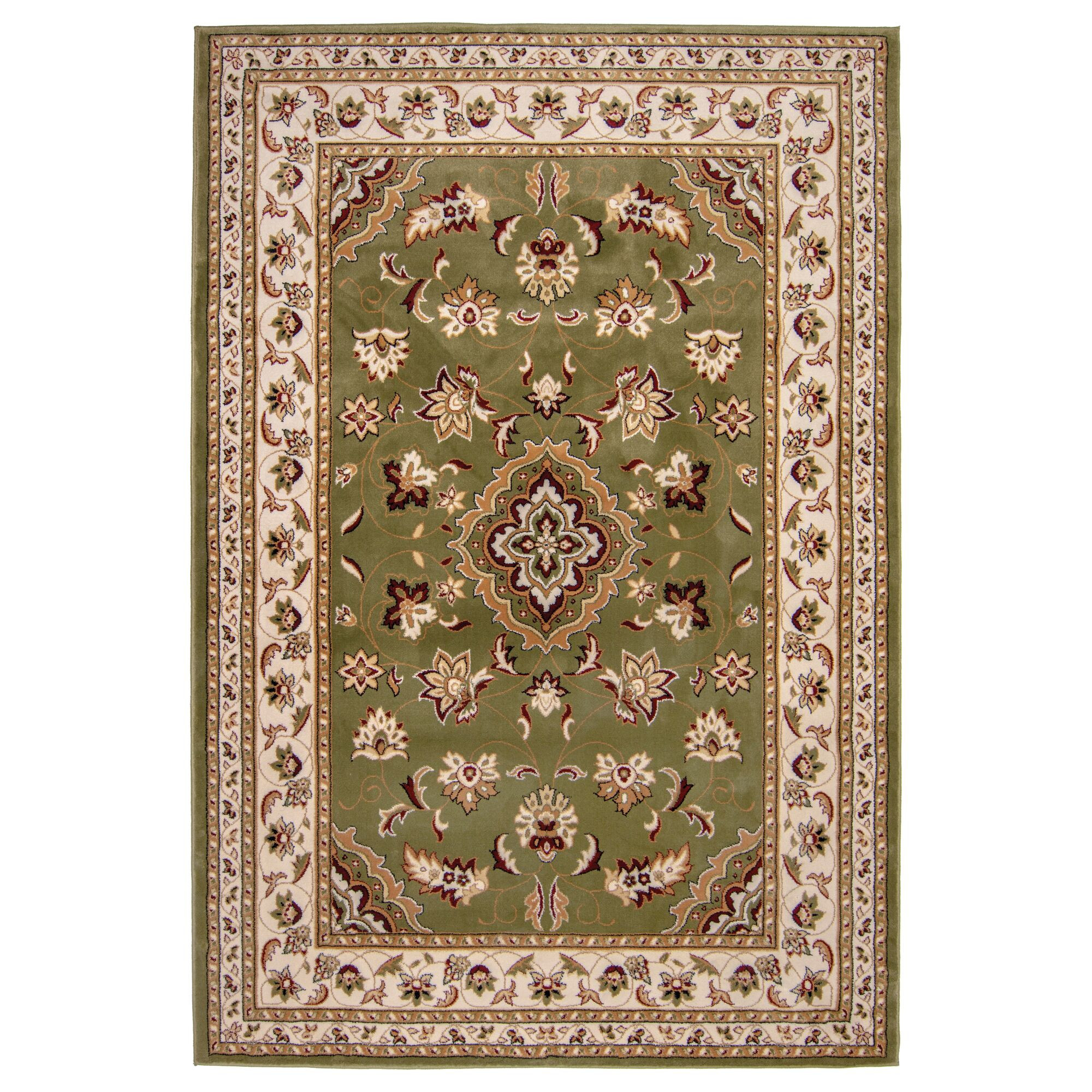 Flair Rugs, Kusový koberec Sincerity Royale Sherborne Green, 240x340, zelená, kancelária
