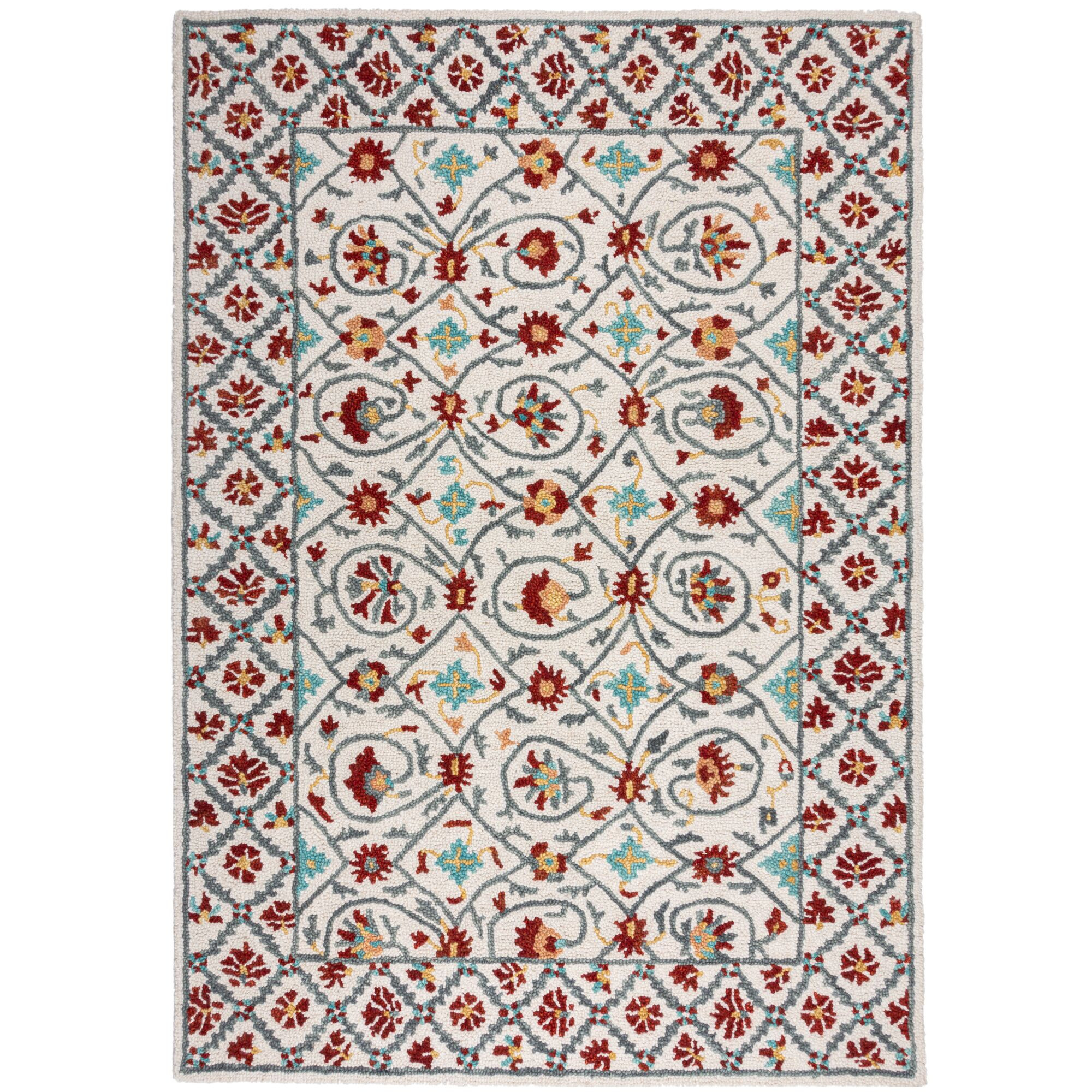 Flair Rugs, Kusový koberec Wool Loop Iris Red/Blue, 120x170, viacfarebná, obývacia izba