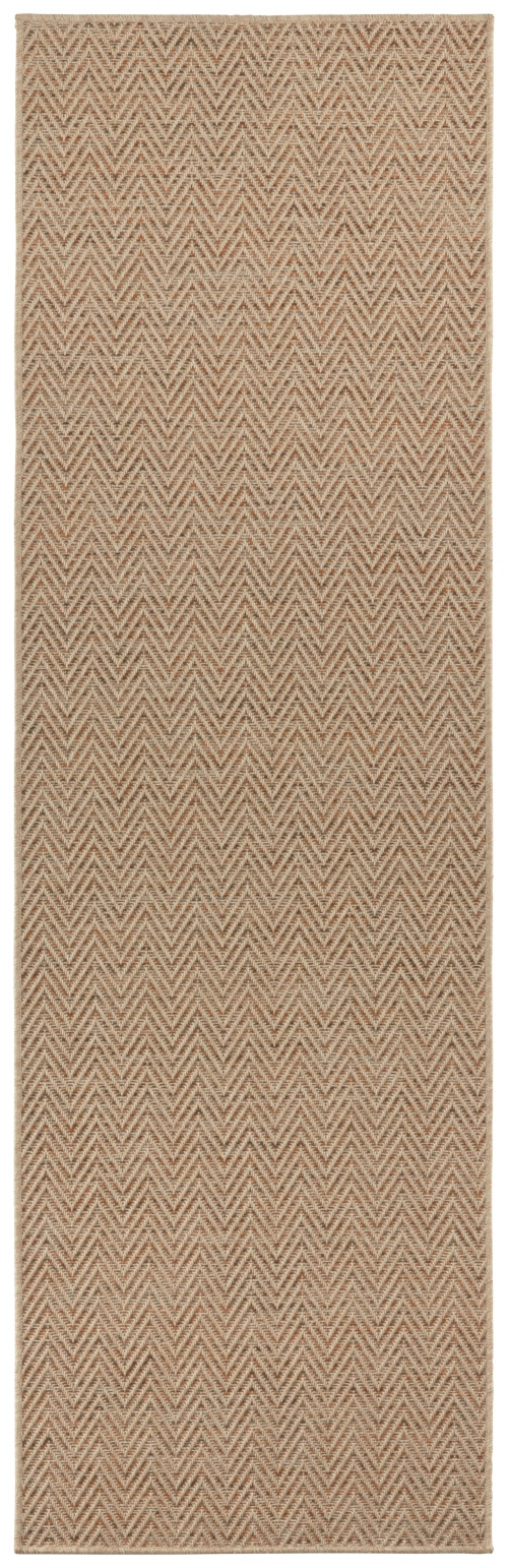 BT Carpet, Behúň Nature 104267 Beige / Terra – na von aj na doma, 80x450, oranžová, chodba / predsieň