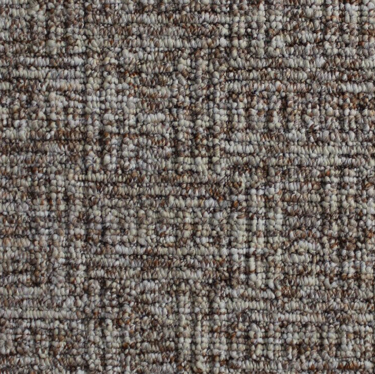 Spoltex, Koberec metráž Optik 14 Hnedý, na mieru, šíře 4m,5m, hnedá, filc, obývacia izba