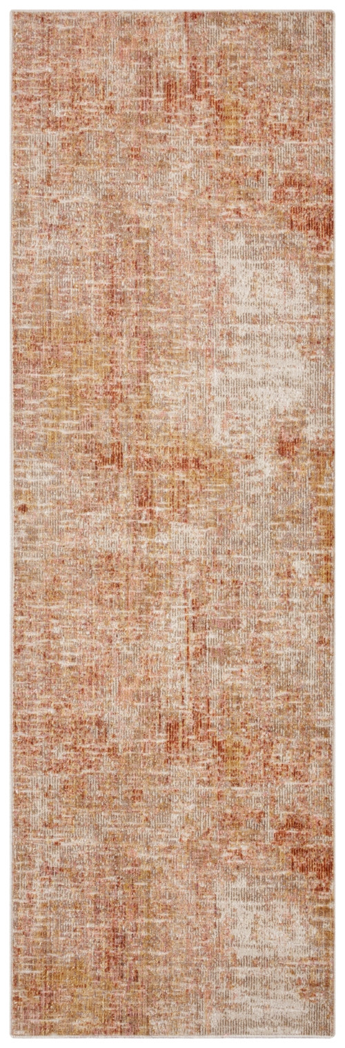Hanse Home, Behúň Cairo 105585 Gizeh Cream Red – na von aj na doma, 80x200, oranžová, chodba / predsieň