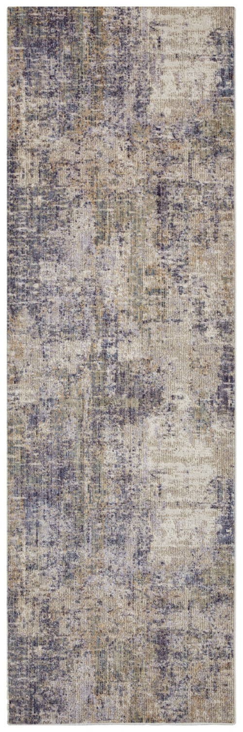Hanse Home, Behúň Cairo 105586 Gizeh Cream Blue – na von aj na doma, 80x200, modrá, chodba / predsieň