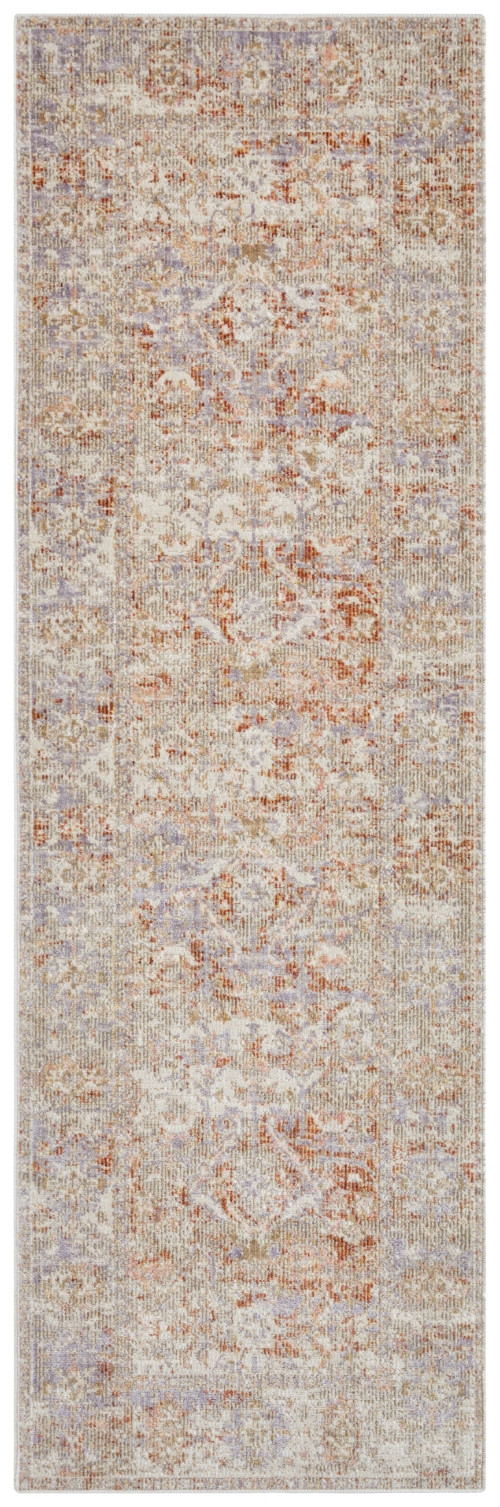 Hanse Home, Behúň Cairo 105587 Port Said Cream Red – na von aj na doma, 80x200, oranžová, chodba / predsieň