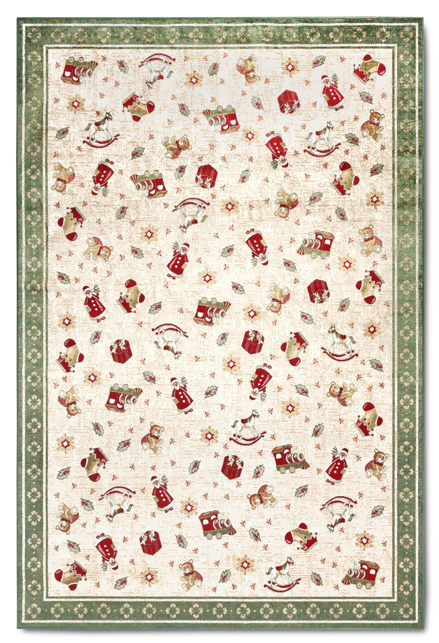 Villeroy & Boch, Kusový koberec Villeroy & Boch Toy's delight so strihaným vlasom 106218 Green, Multicolor, 160x230, zelená, obývacia izba