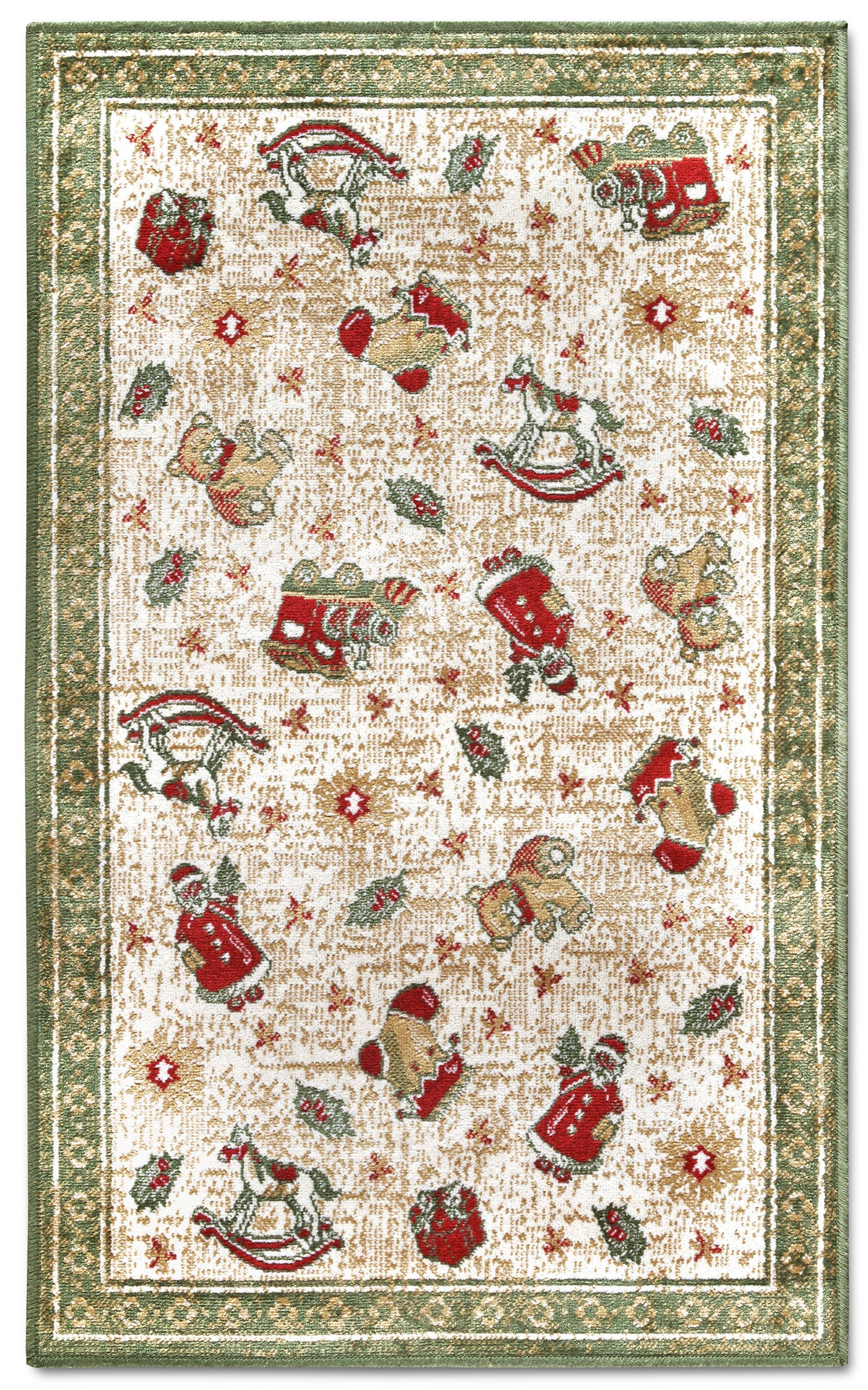 Villeroy & Boch, Kusový koberec Villeroy & Boch Toy's delight so strihaným vlasom 106218 Green, Multicolor, 50x80, zelená, obývacia izba