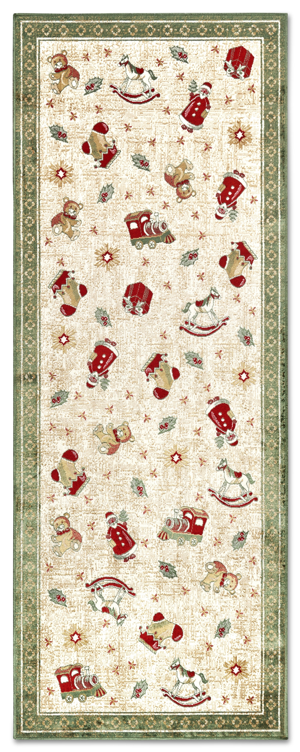 Villeroy & Boch, Behúň Villeroy & Boch Toy's delight so strihaným vlasom 106218 Green, Multicolor, 80x200, zelená, obývacia izba