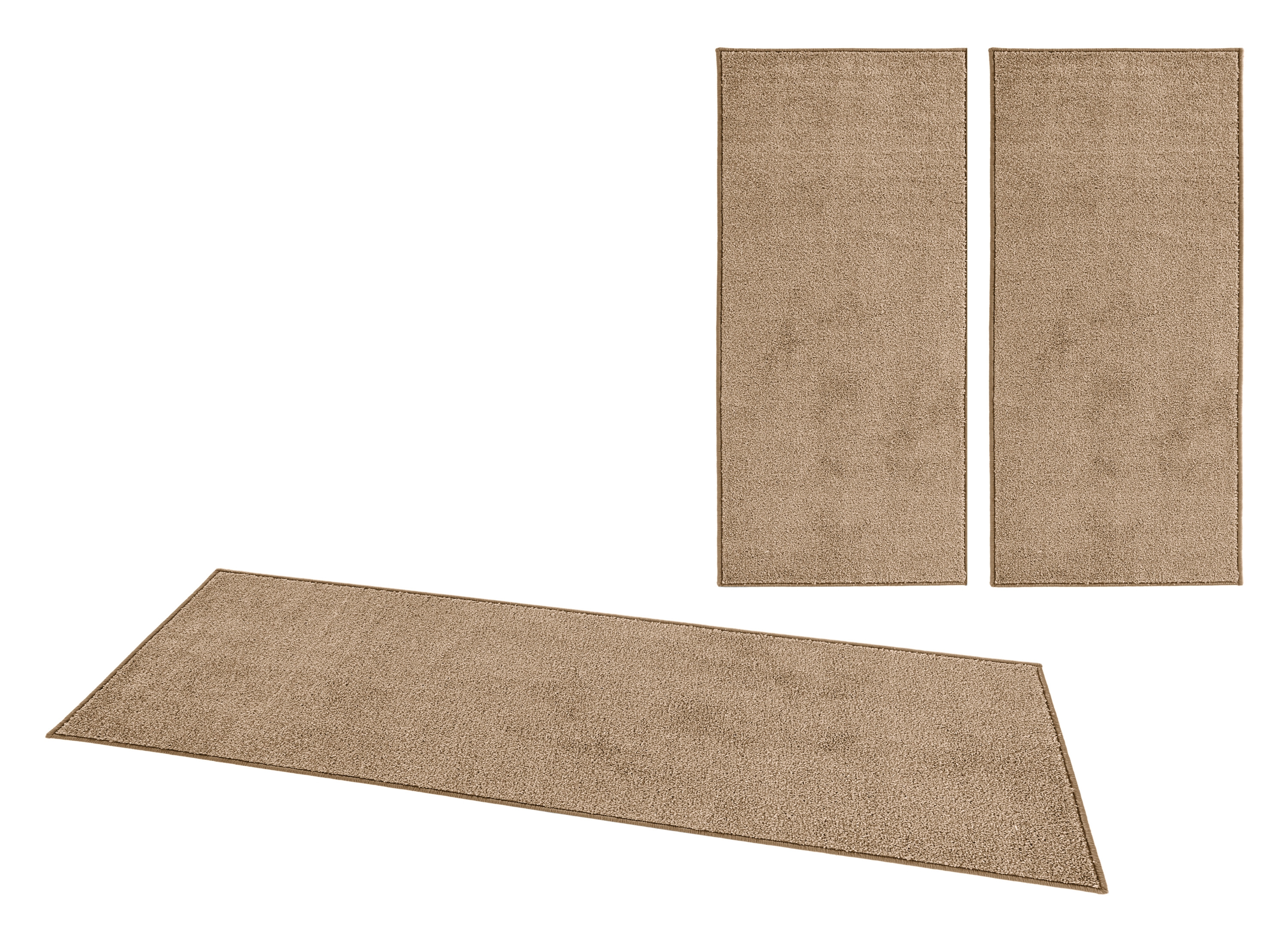 Hanse Home, Spálňová sada Pure 102614 Brown, 3 diely: 70x140 cm (2x), 70x240 cm (1x), hnedá, spálňa