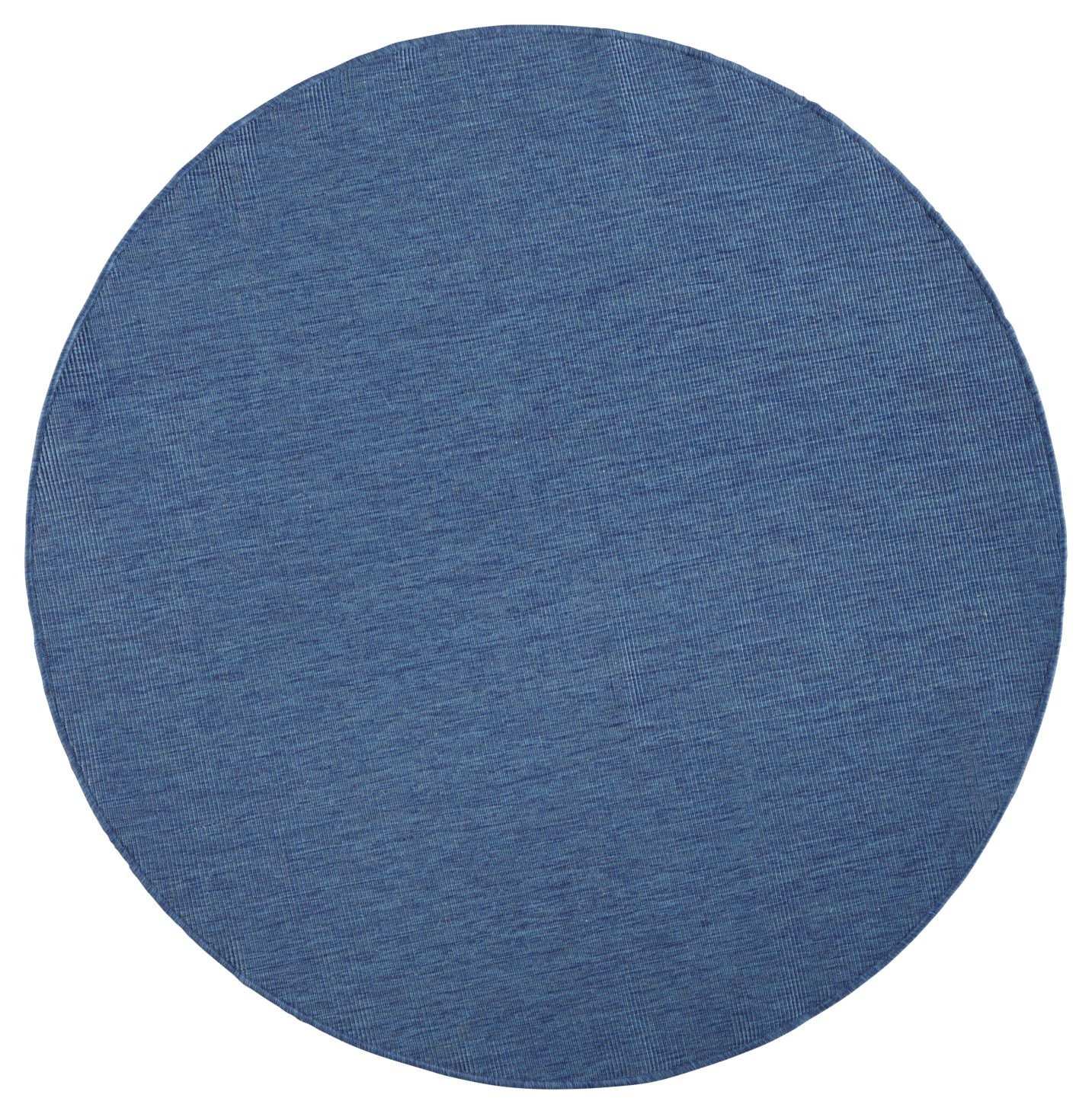 Hanse Home, DOPREDAJ: 140x140 (priemer) kruh cm Kusový koberec Twin-Wendeteppiche 103100 blue cream kruh - na von aj na doma, 140x140 (priemer) kruh, modrá, chodba / predsieň
