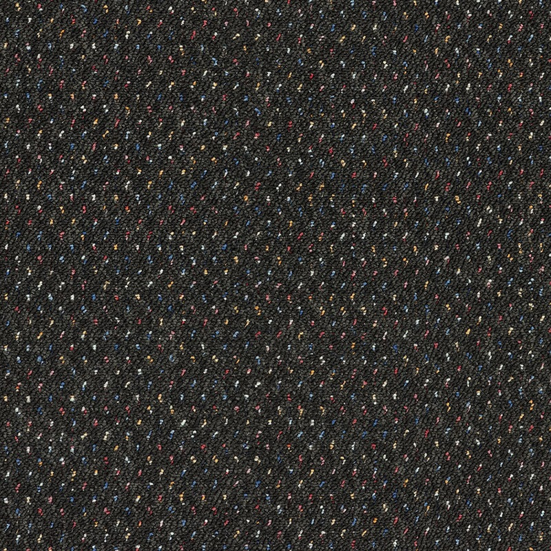 Betap, Metrážny koberec Virtuose 78, na mieru, šíře 4m, čierna, filc, chodba / predsieň