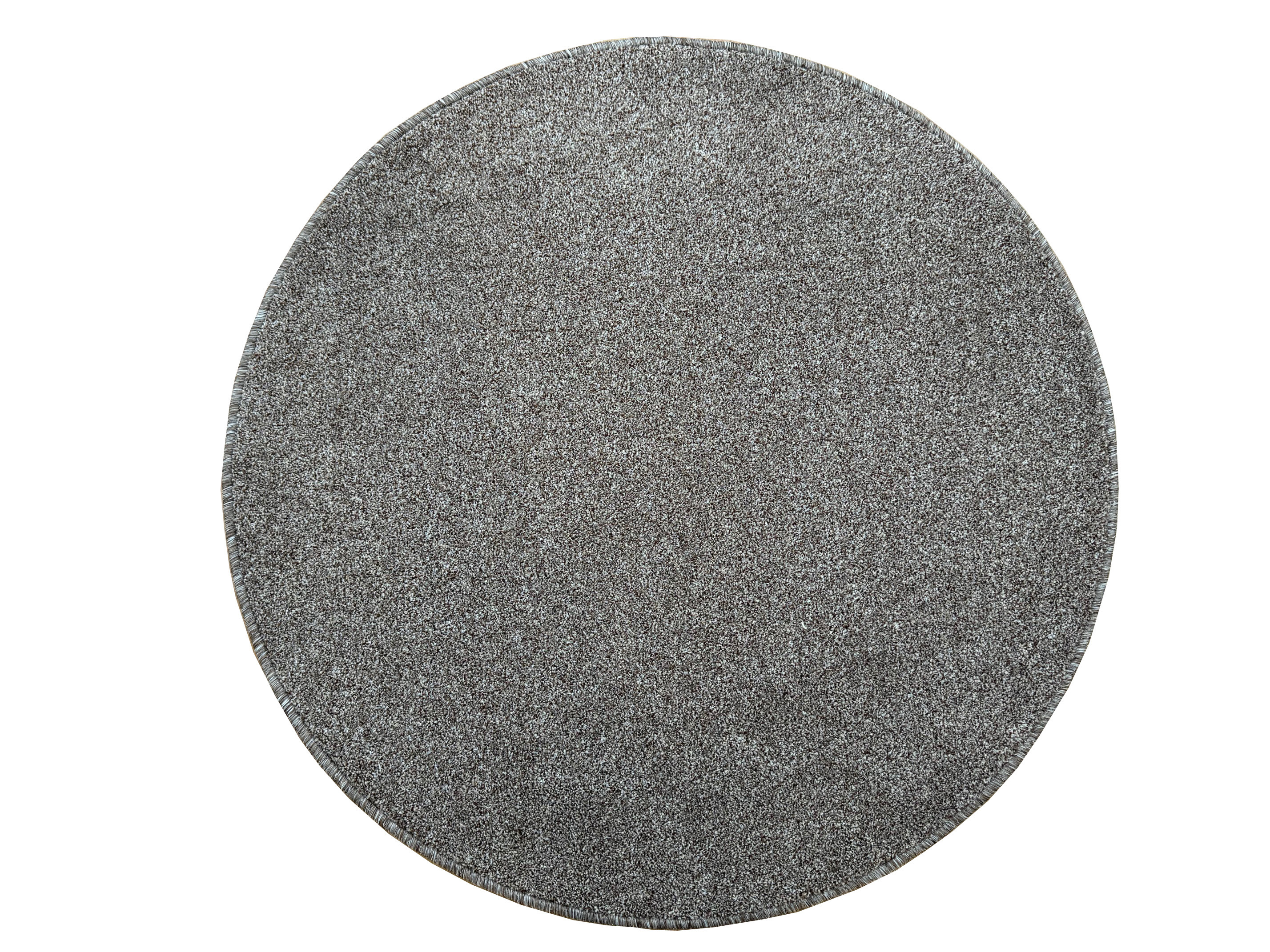 Vopi, Kusový koberec Apollo Soft hnedý kruh, 80x80 (priemer) kruh, hnedá, chodba / predsieň