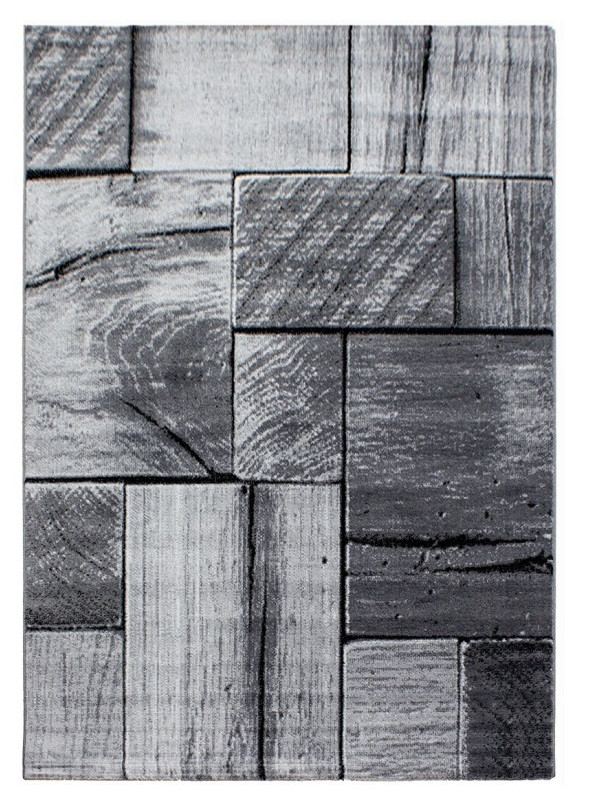 Ayyildiz, DOPREDAJ: 200x290 cm Kusový koberec Parma 9260 black, 200x290, šedá, chodba / predsieň