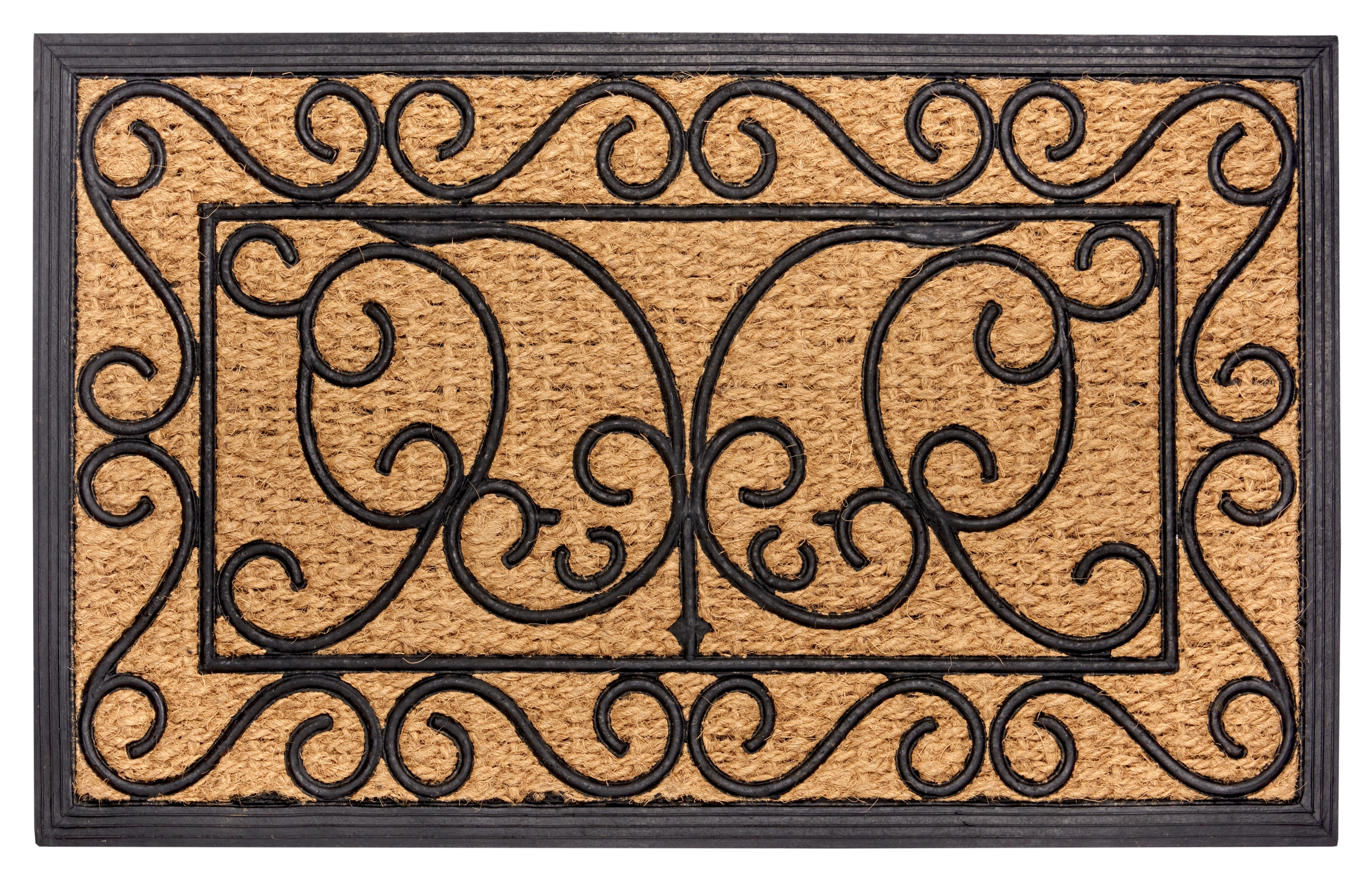 Hanse Home, Rohožka Mix Mats Cocos 105558 - na von aj na doma, 45x75, hnedá, chodba / predsieň