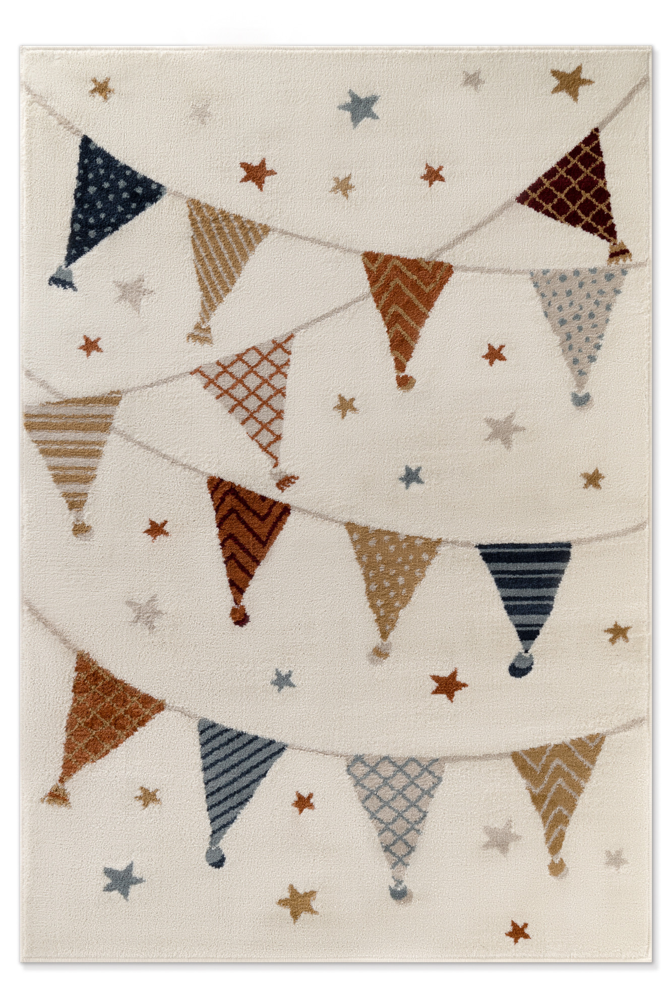 Hanse Home, Detský koberček Adventures 106211 Cream Multicolor, 160x235, biela, detská izba