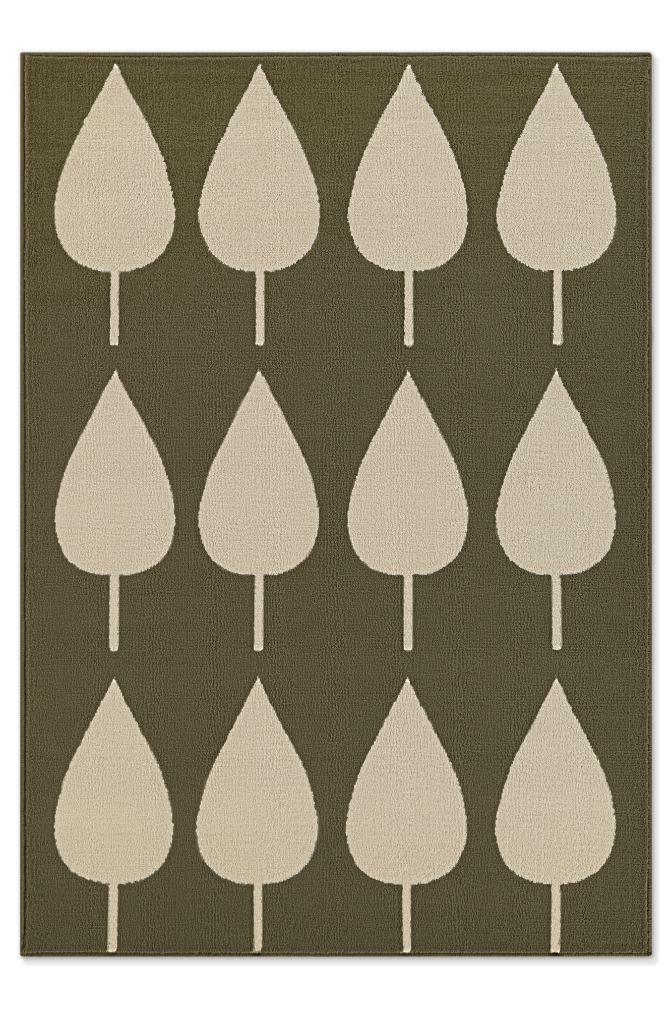 Hanse Home, Detský koberček Adventures 106215 Green Cream, 160x235, zelená, detská izba