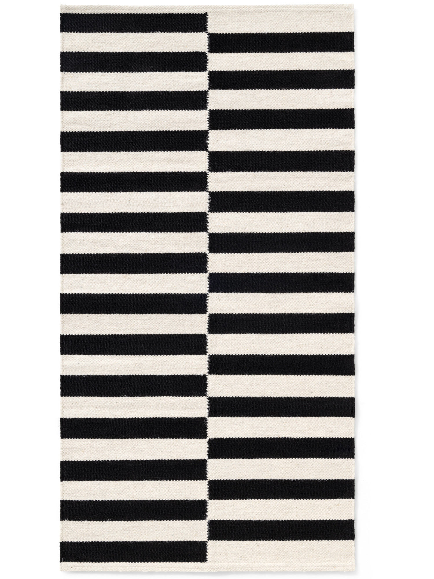 Hanse Home, Kusový koberec Donna 106207 Black White, 80x150, čiernobiela, obývacia izba