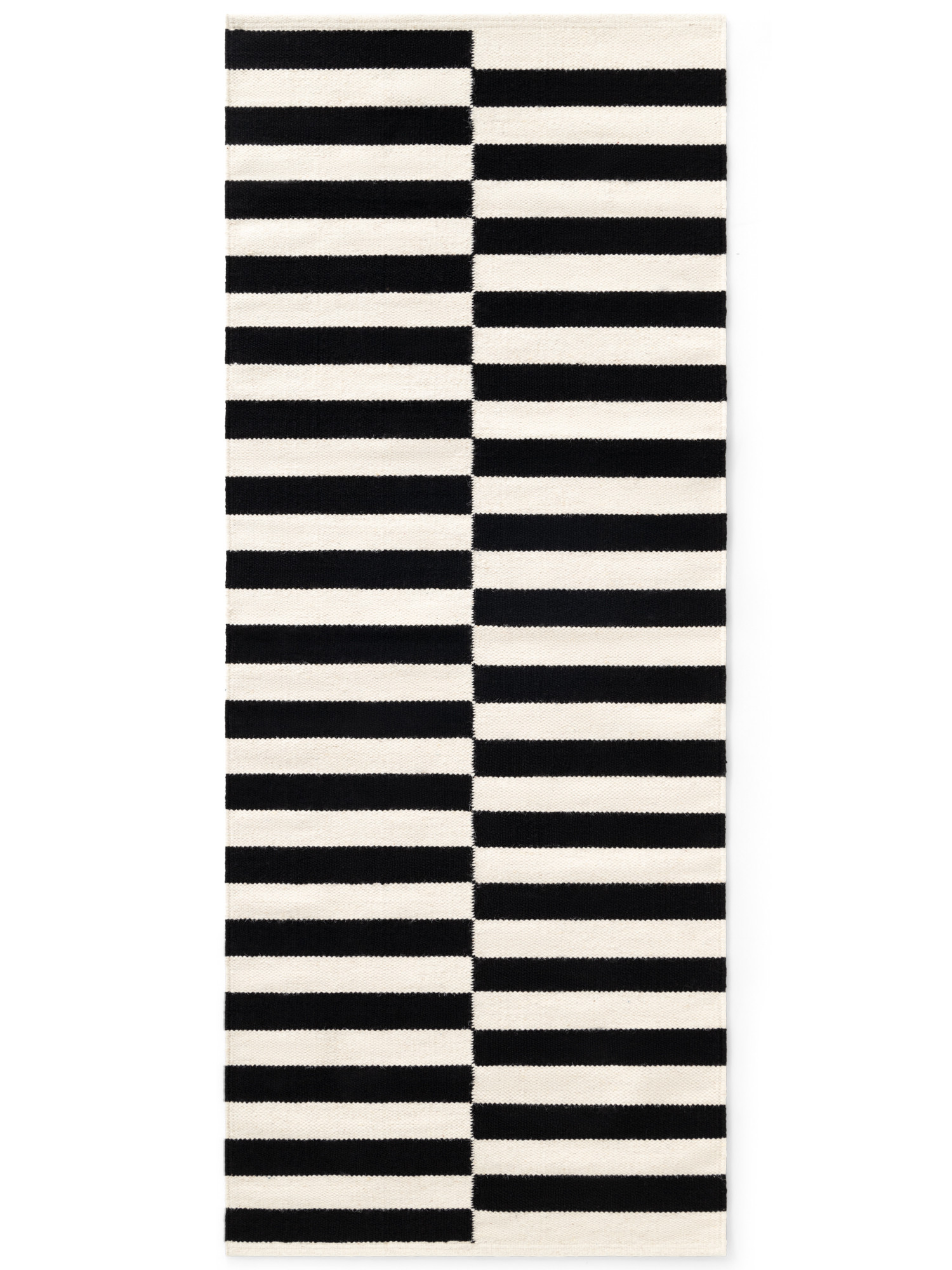 Hanse Home, Behúň Donna 106207 Black White, 80x200, čiernobiela, obývacia izba