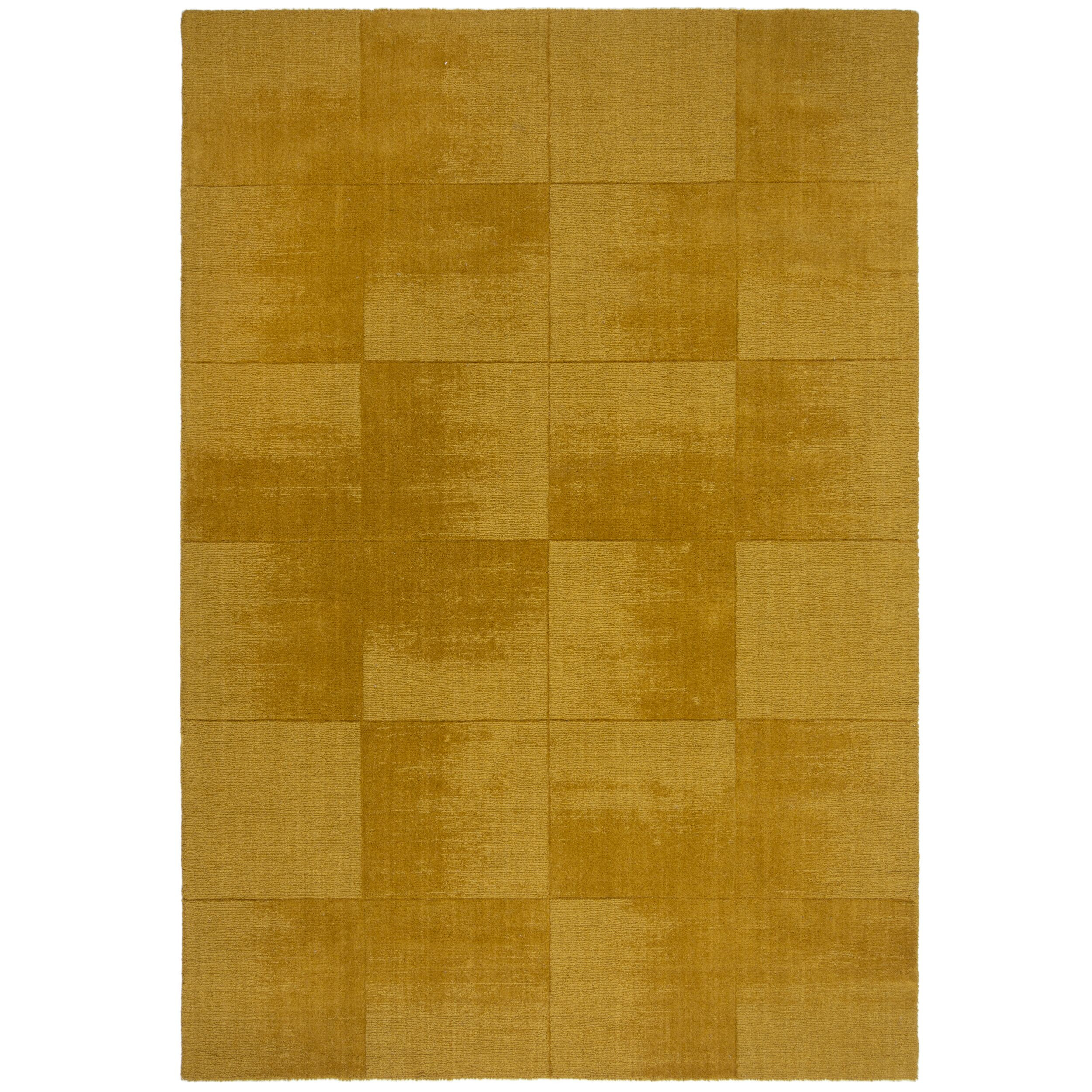 Flair Rugs, Kusový koberec Demi Check Ombre Yellow, 200x290, žltá, obývacia izba