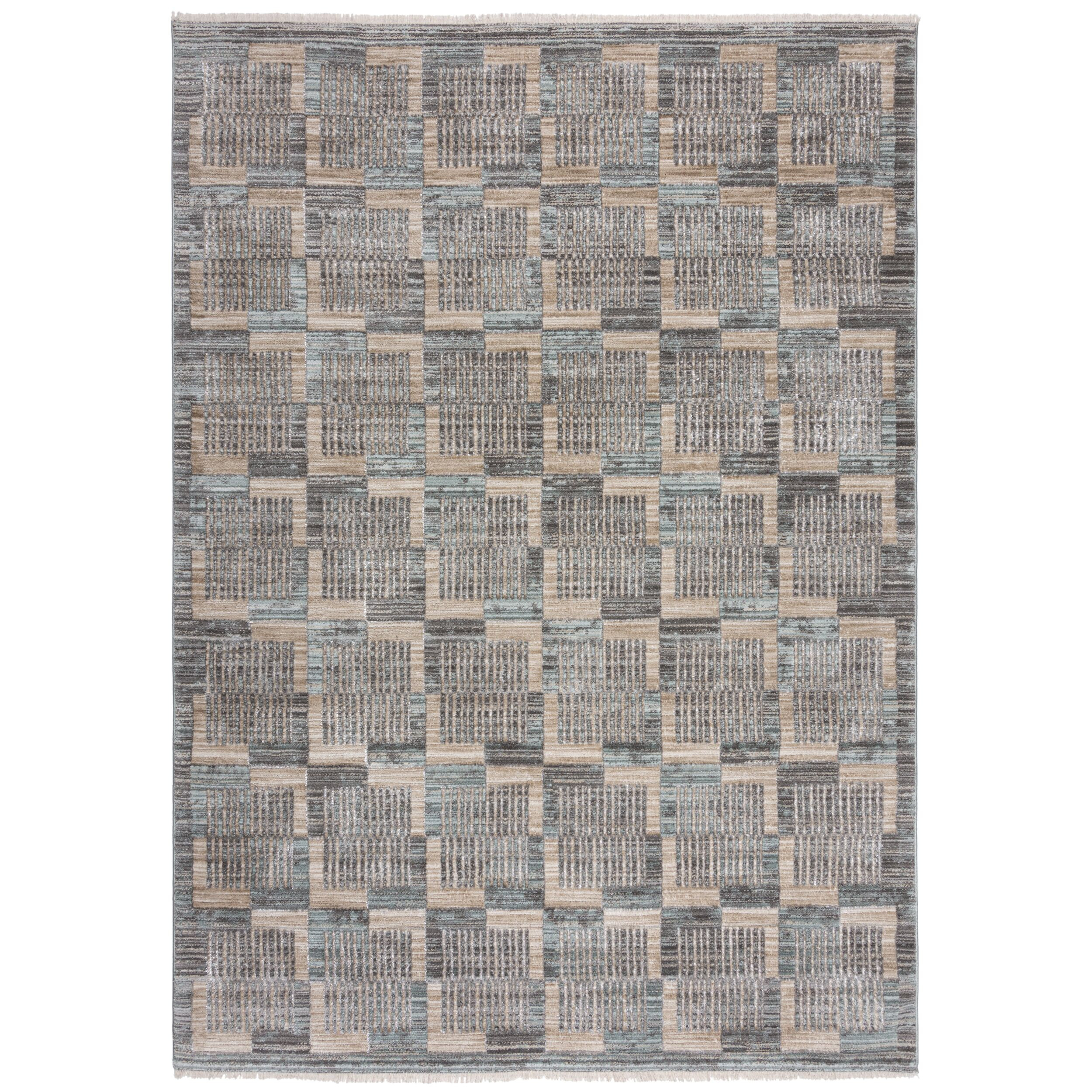 Flair Rugs, Kusový koberec Evelyn Blocks Natural, 200x290, viacfarebná, obývacia izba
