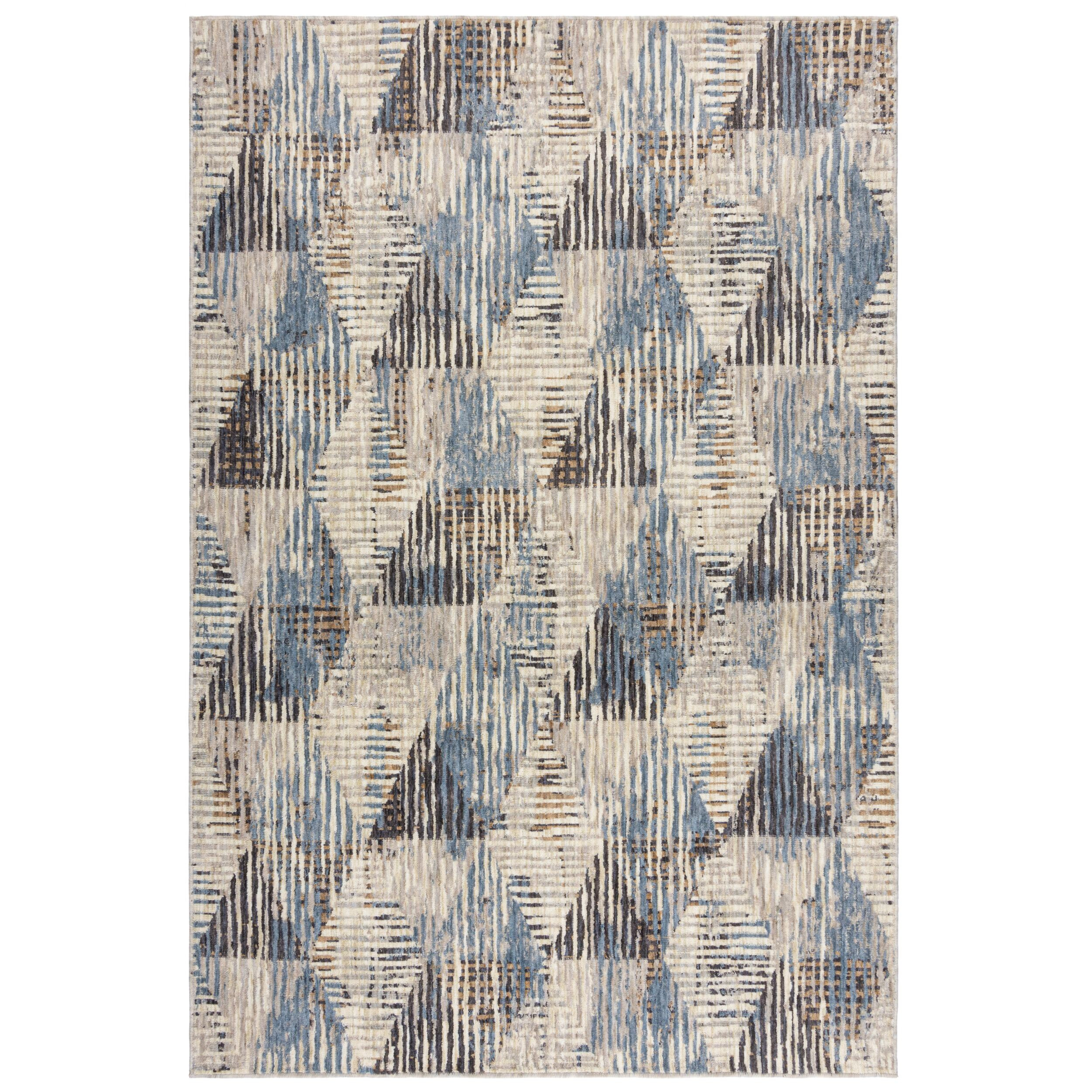 Flair Rugs, Kusový koberec Fuse Marly Geo Blue, 200x290, viacfarebná, obývacia izba