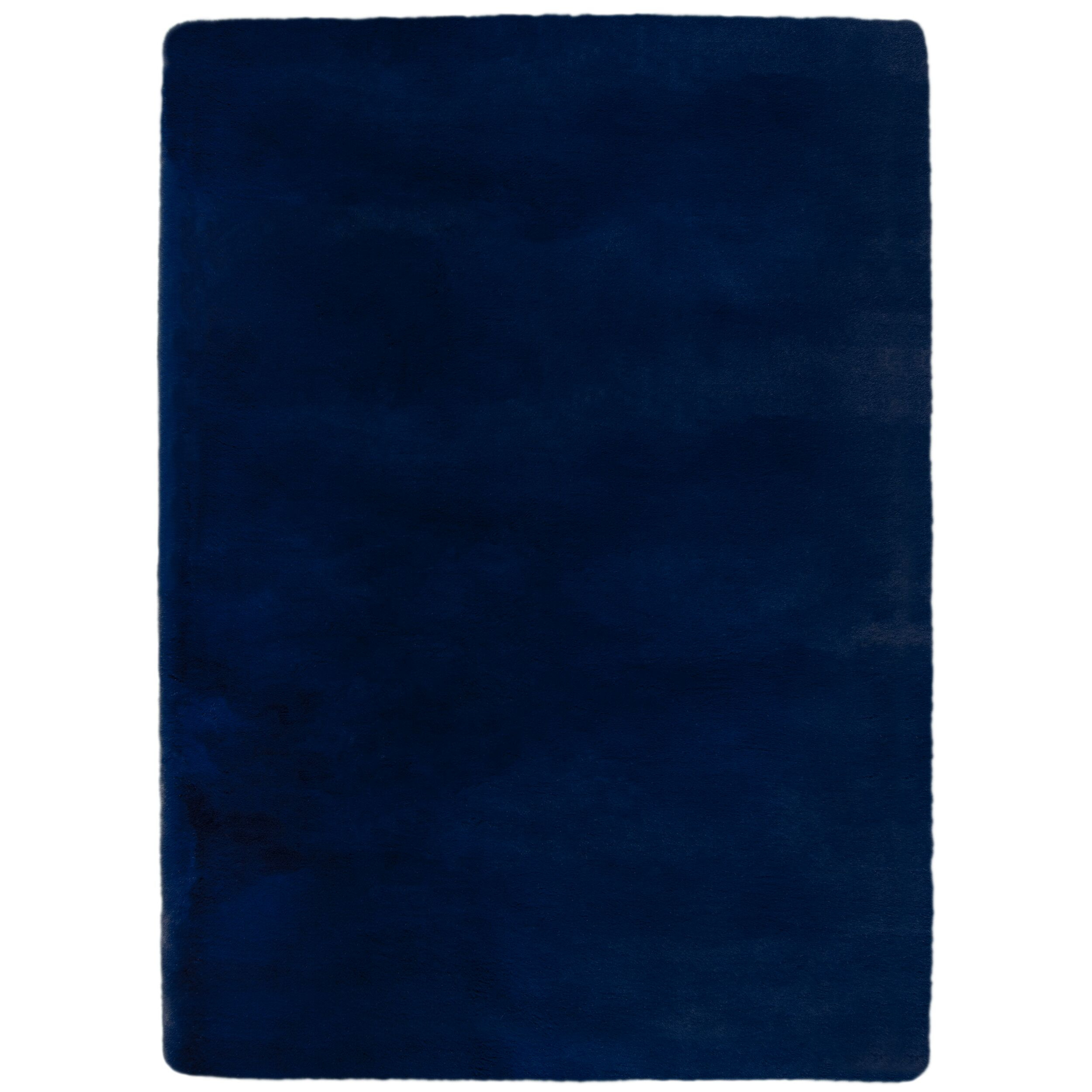 Flair Rugs, Kusový koberec Ivy Faux Fur Navy, 200x290, modrá, obývacia izba